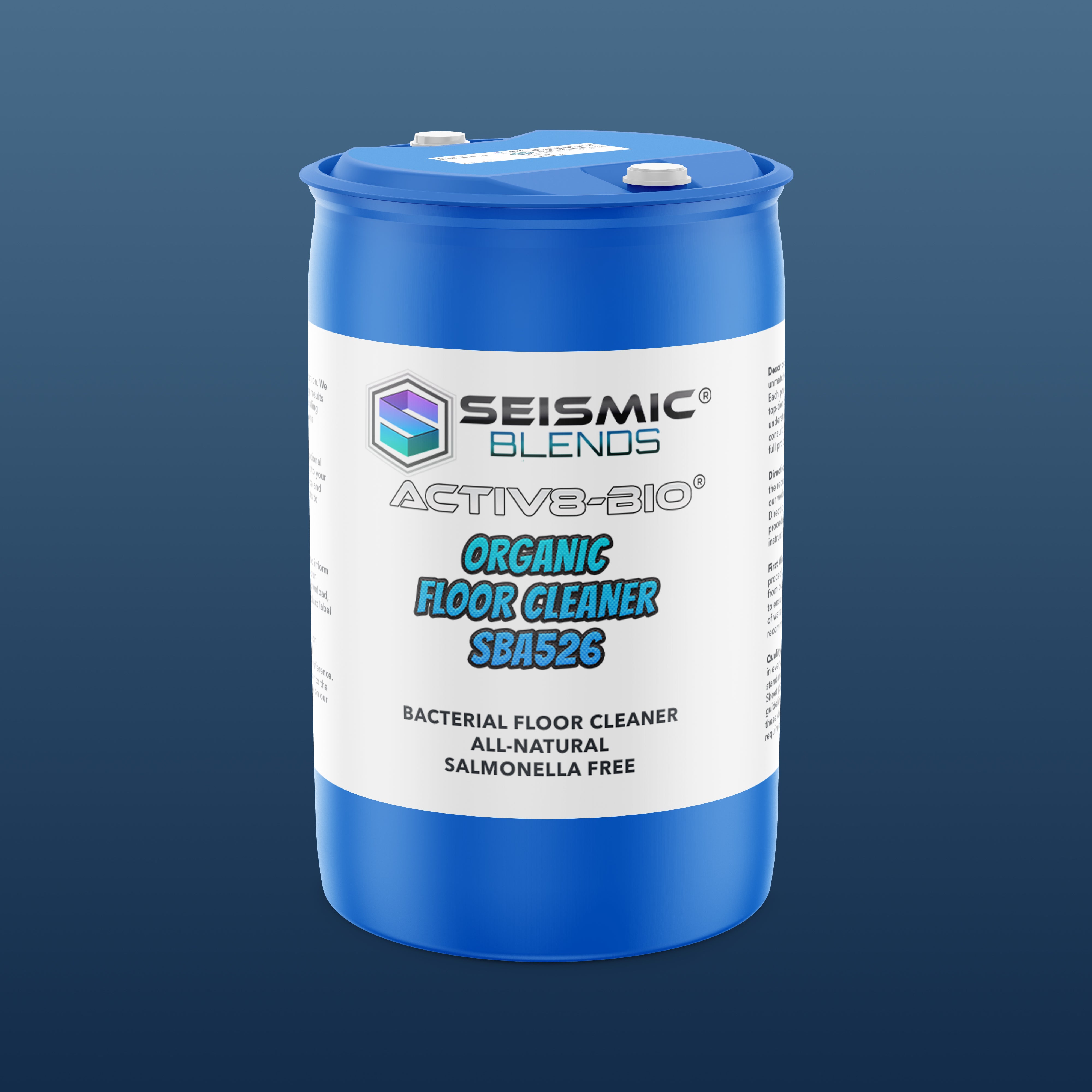 Activ8 Bio Organic Floor Cleaner (SBA526) - Eco-Safe Organic Cleaner for Grease and Grime-Free Floors