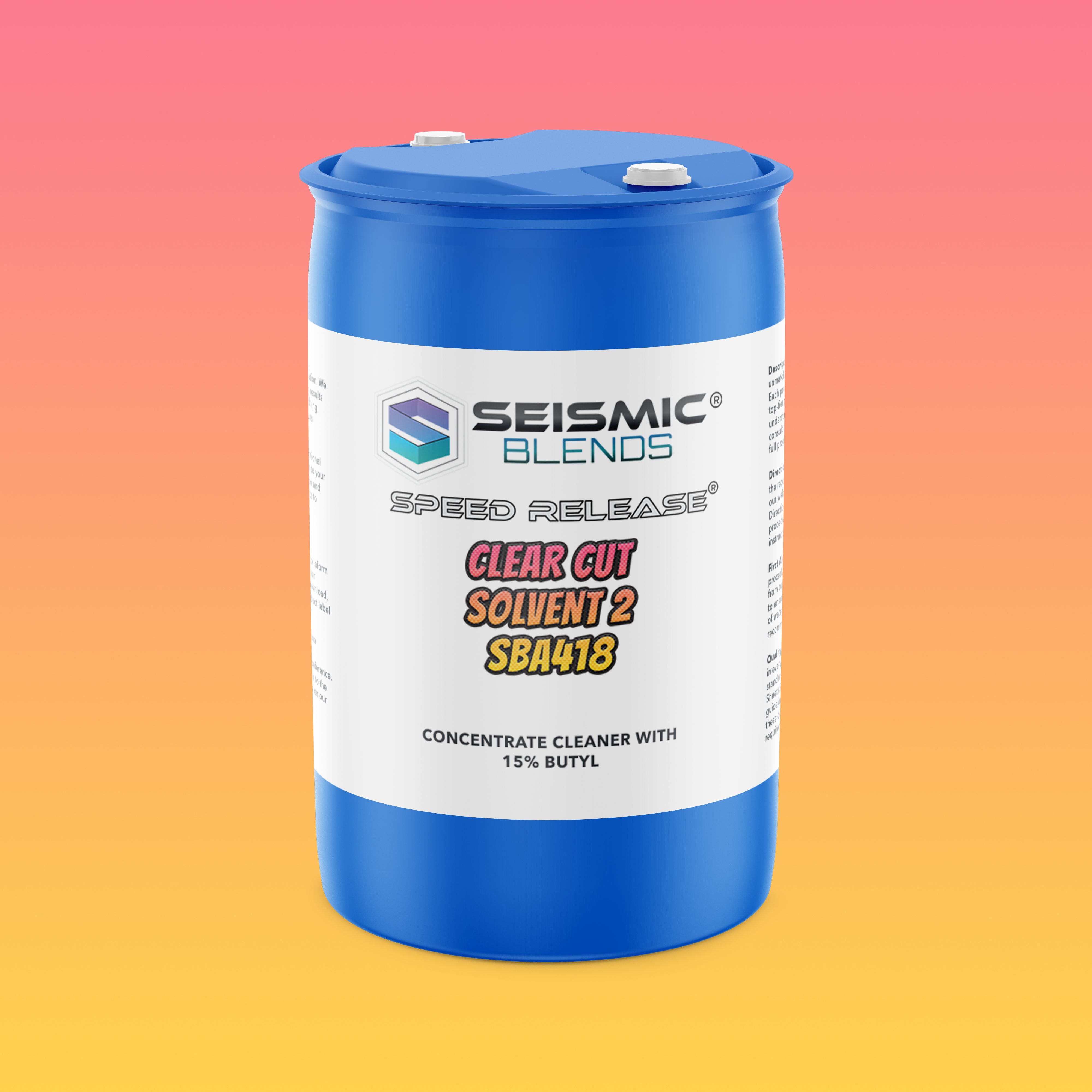 Speed Release Clear Cut Solvent 2 (SBA418) - Enhanced Solvent Two For High Performance Degreasing