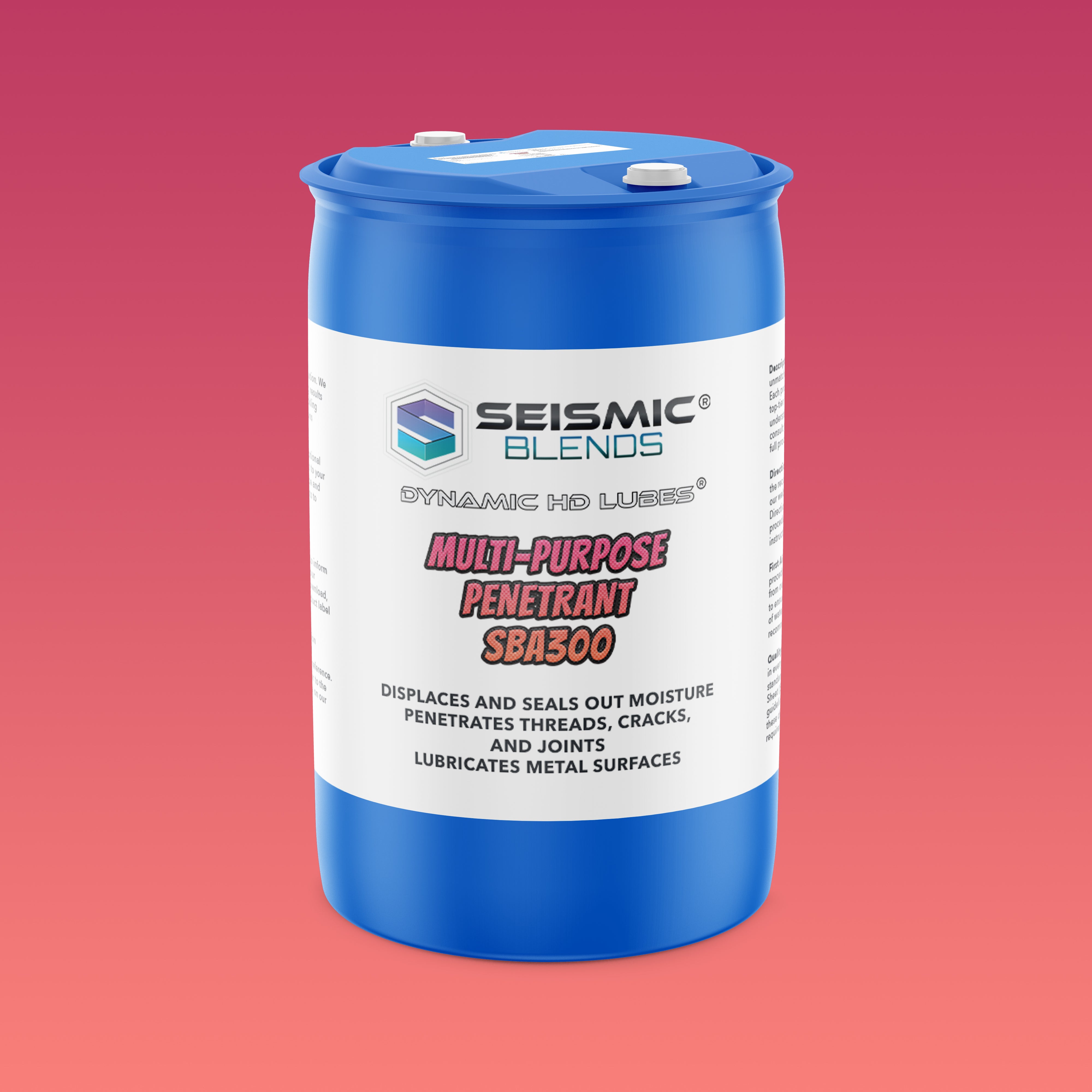 Dynamic HD Lubes Multi-Purpose Penetrant (SBA300) - Penetrant Spray for Stuck and Rusted Mechanisms