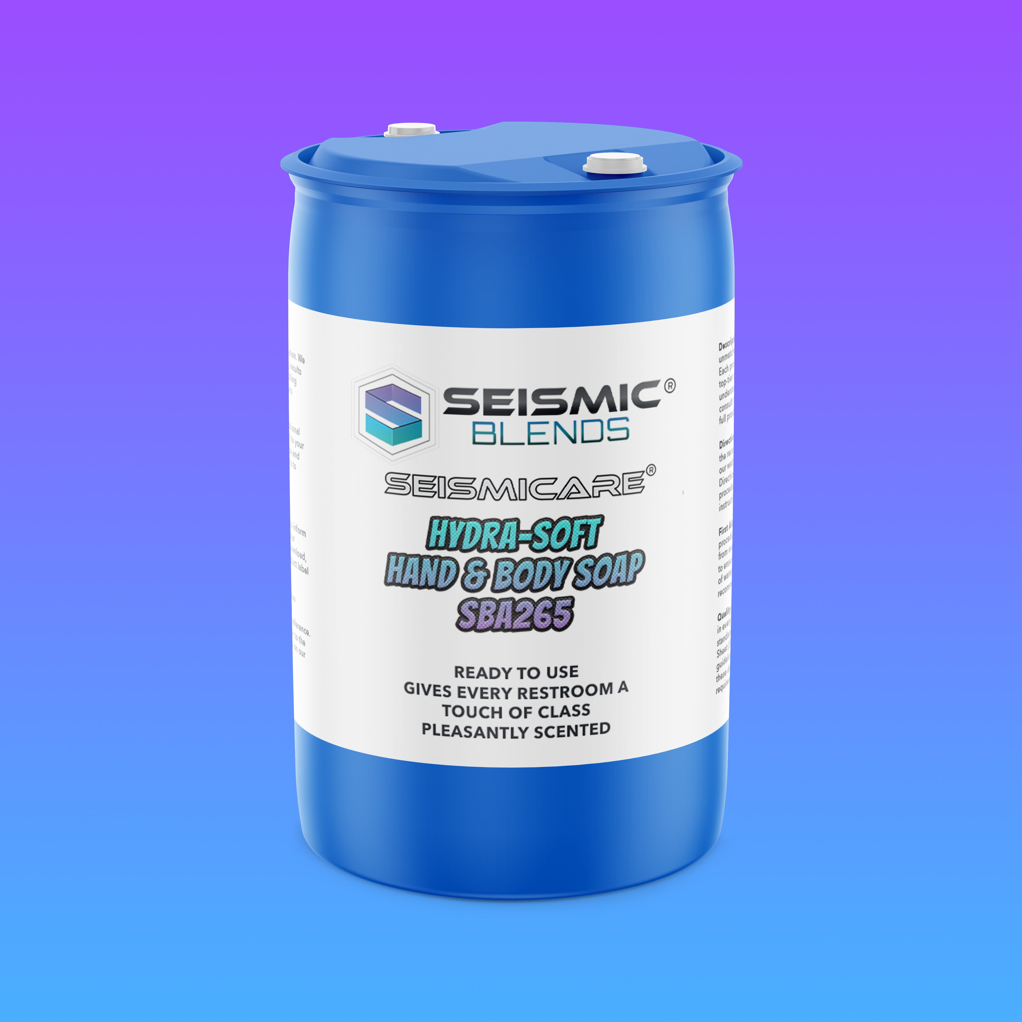 Seismicare Hydra-Soft Hand & Body Soap (SBA265) - Hydrating Soap For Soft Hands And Full Body Cleansing