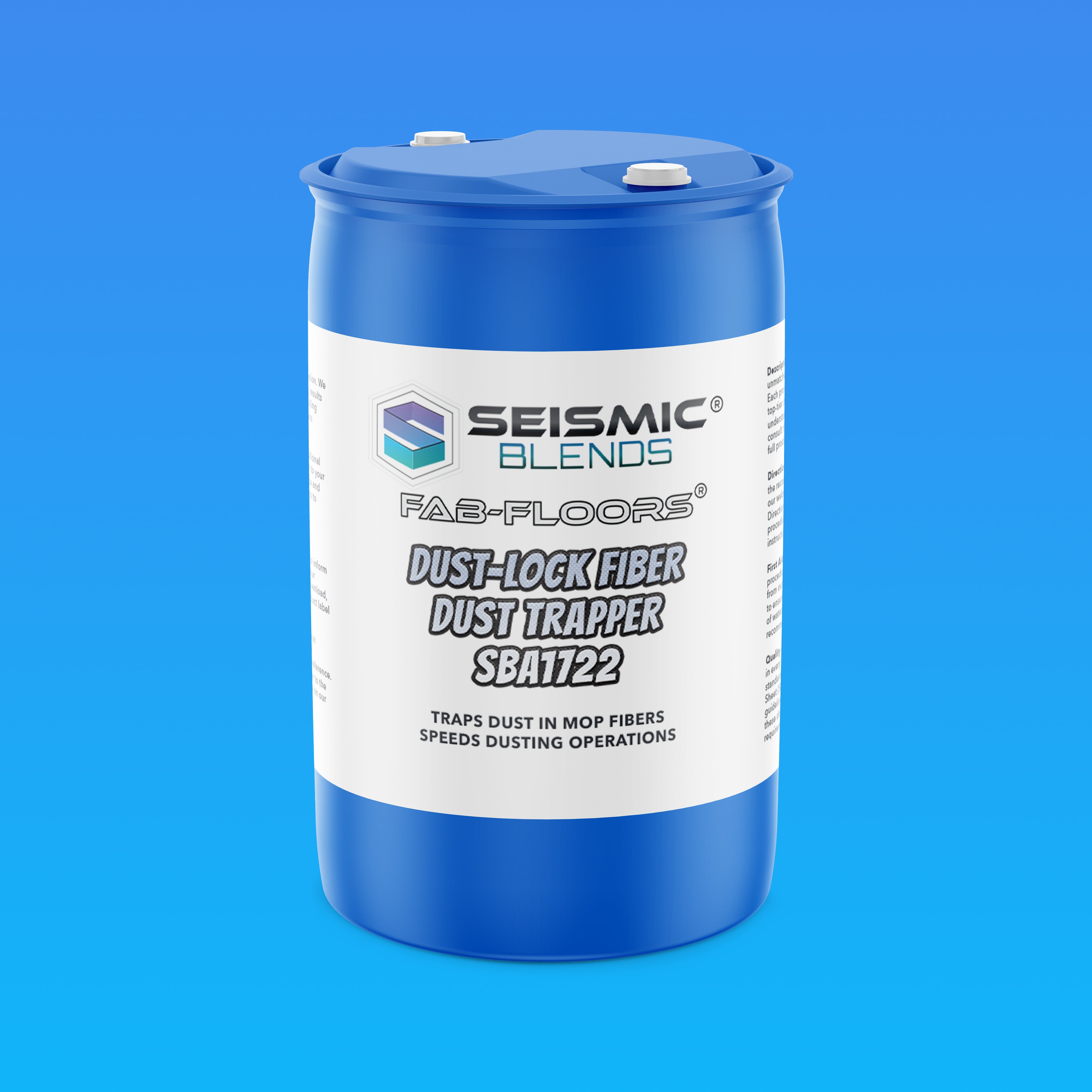 Fab Floors Dust-Lock Fiber Dust Trapper (SBA1722) - Dust-Locking Formula for Cleaner Floors