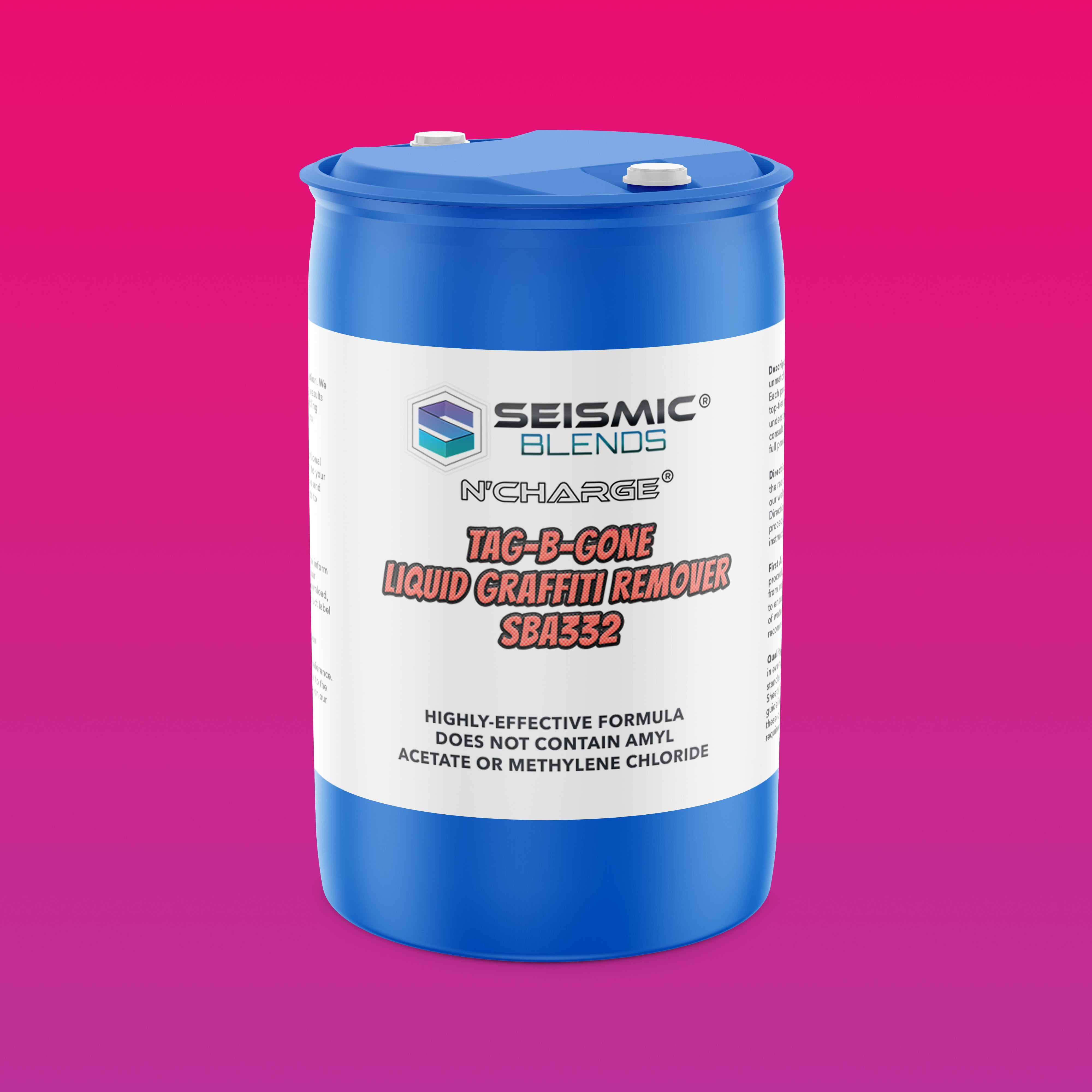 N'Charge Tag-B-Gone Liquid Graffiti Remover (SBA332) - Liquid Formula That Cuts Through Spray Paint On Walls And Signs