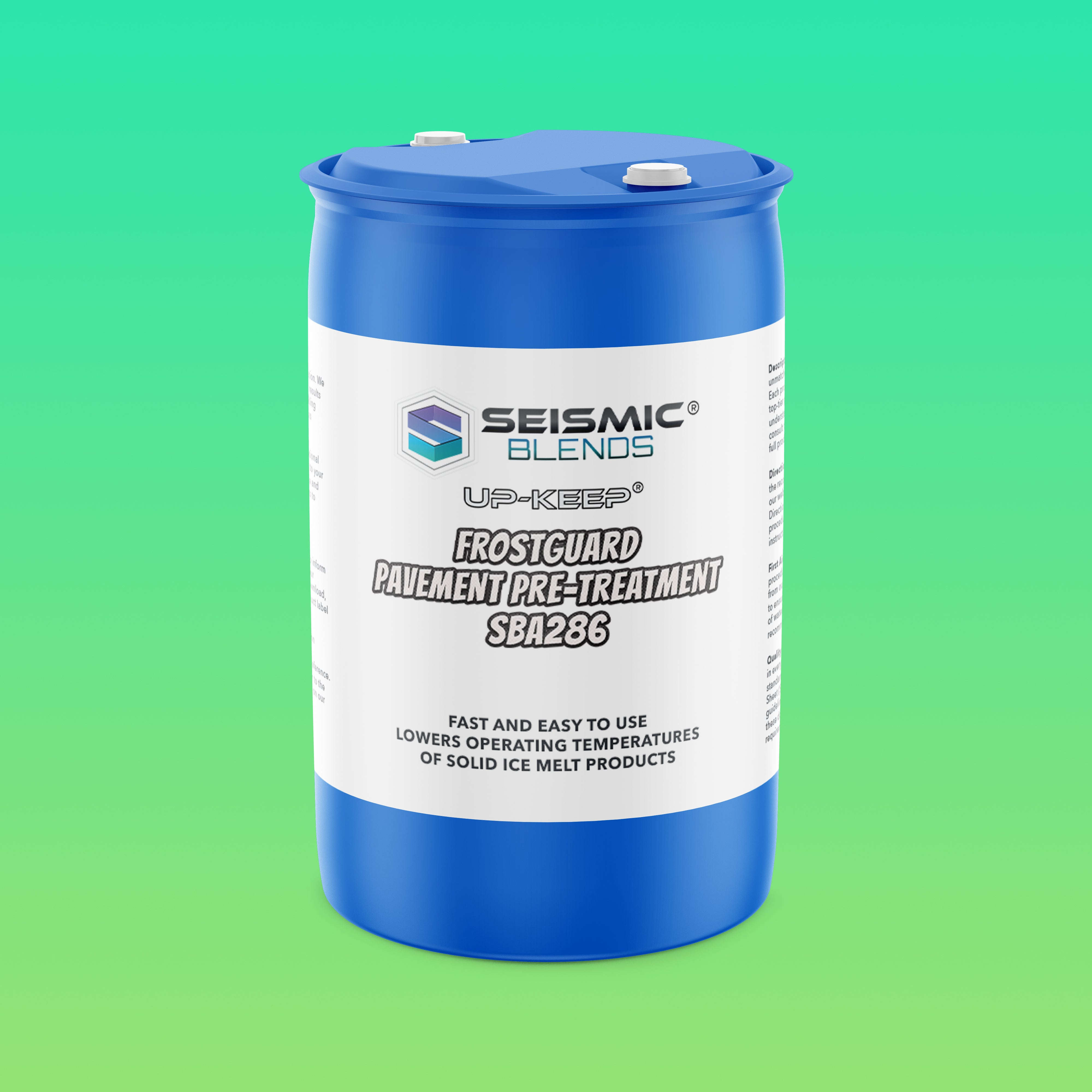 Up-Keep FrostGuard Pavement Pre-Treatment (SBA286) - Pavement Treatment That Prevents Ice Formation