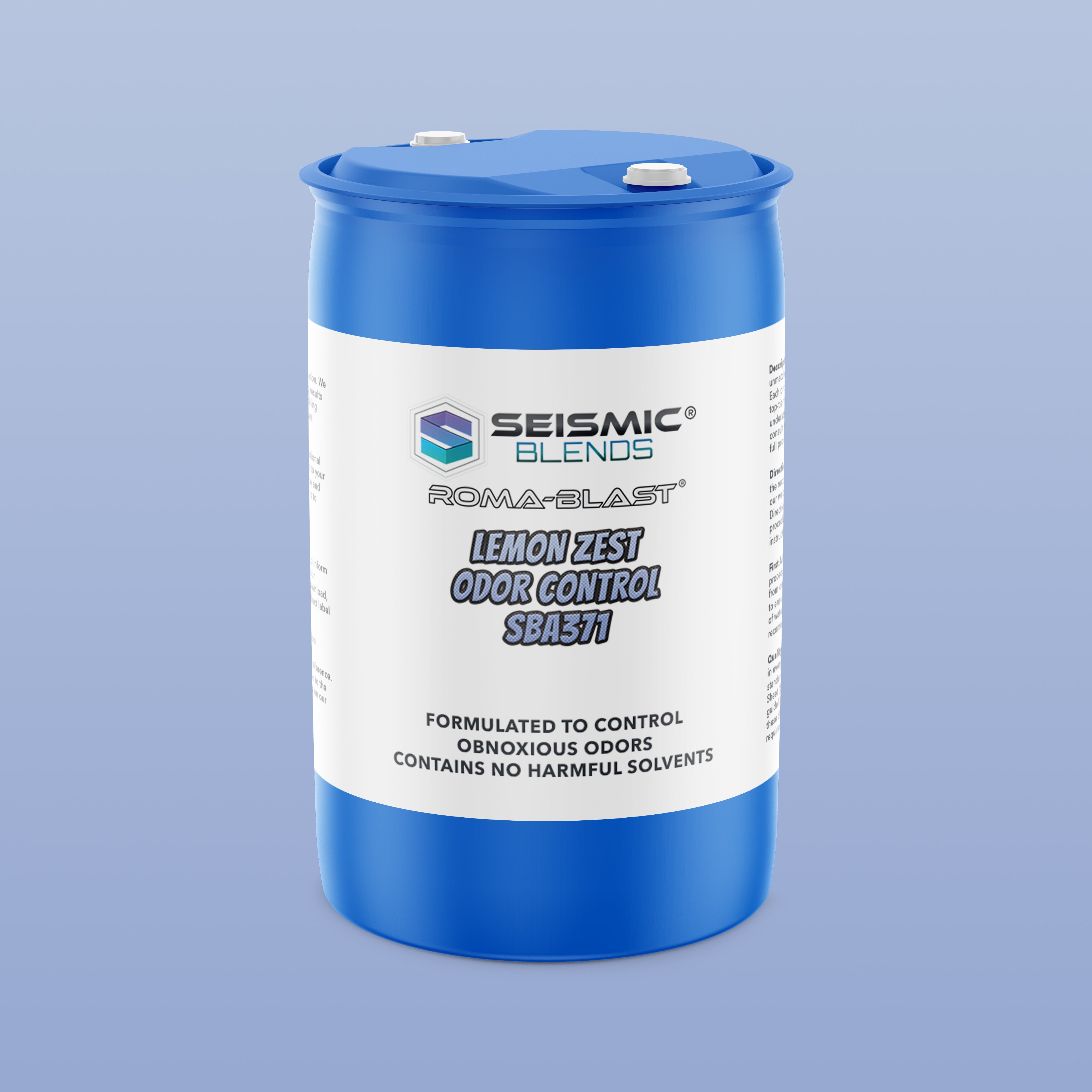 Roma Blast Lemon Zest Odor Control (SBA371) - Zesty Lemon Formula That Freshens And Controls Unwanted Odors