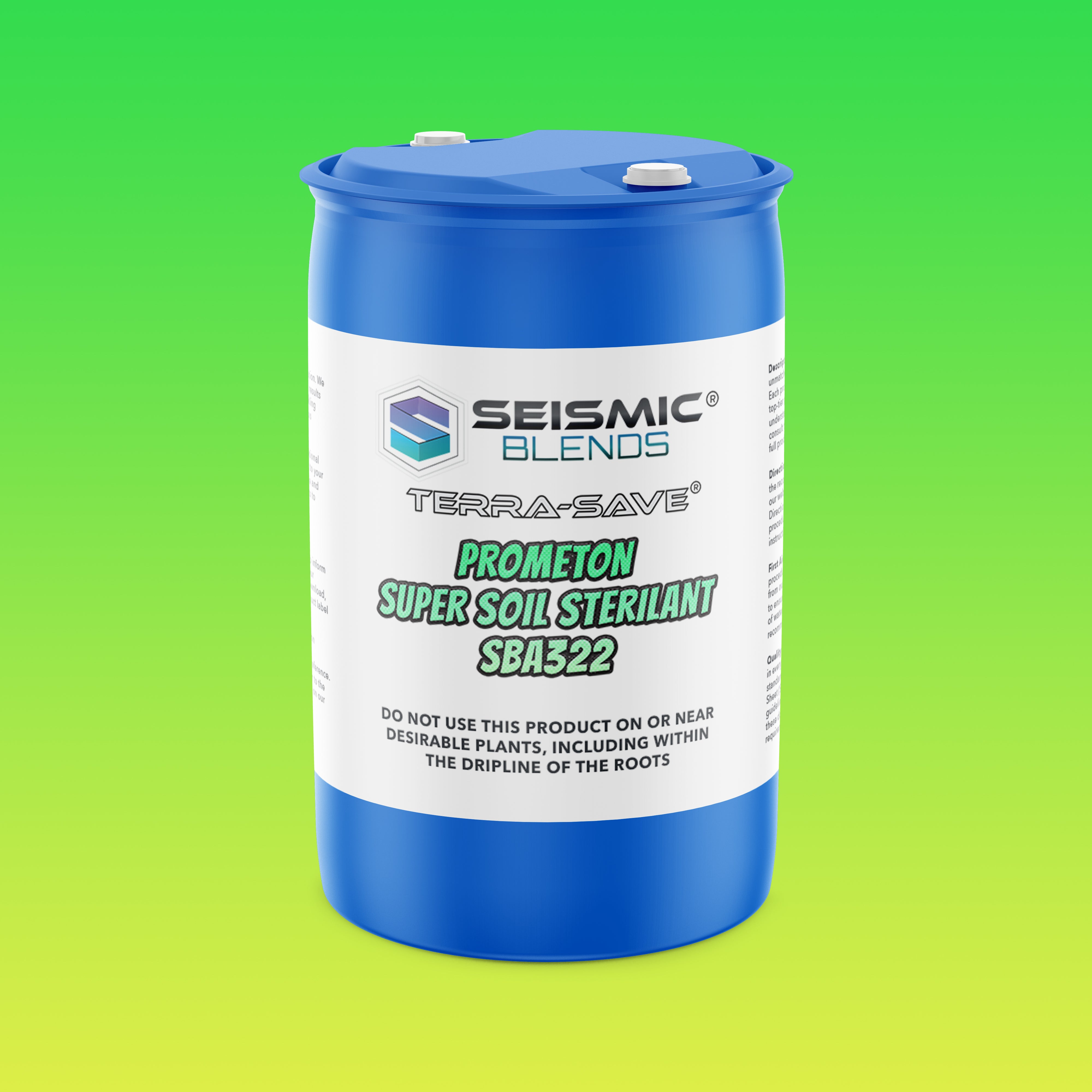 Terra Save Prometon Super Soil Sterilant (SBA322) - Sterilant That Prevents Weeds From Regrowing In Soil