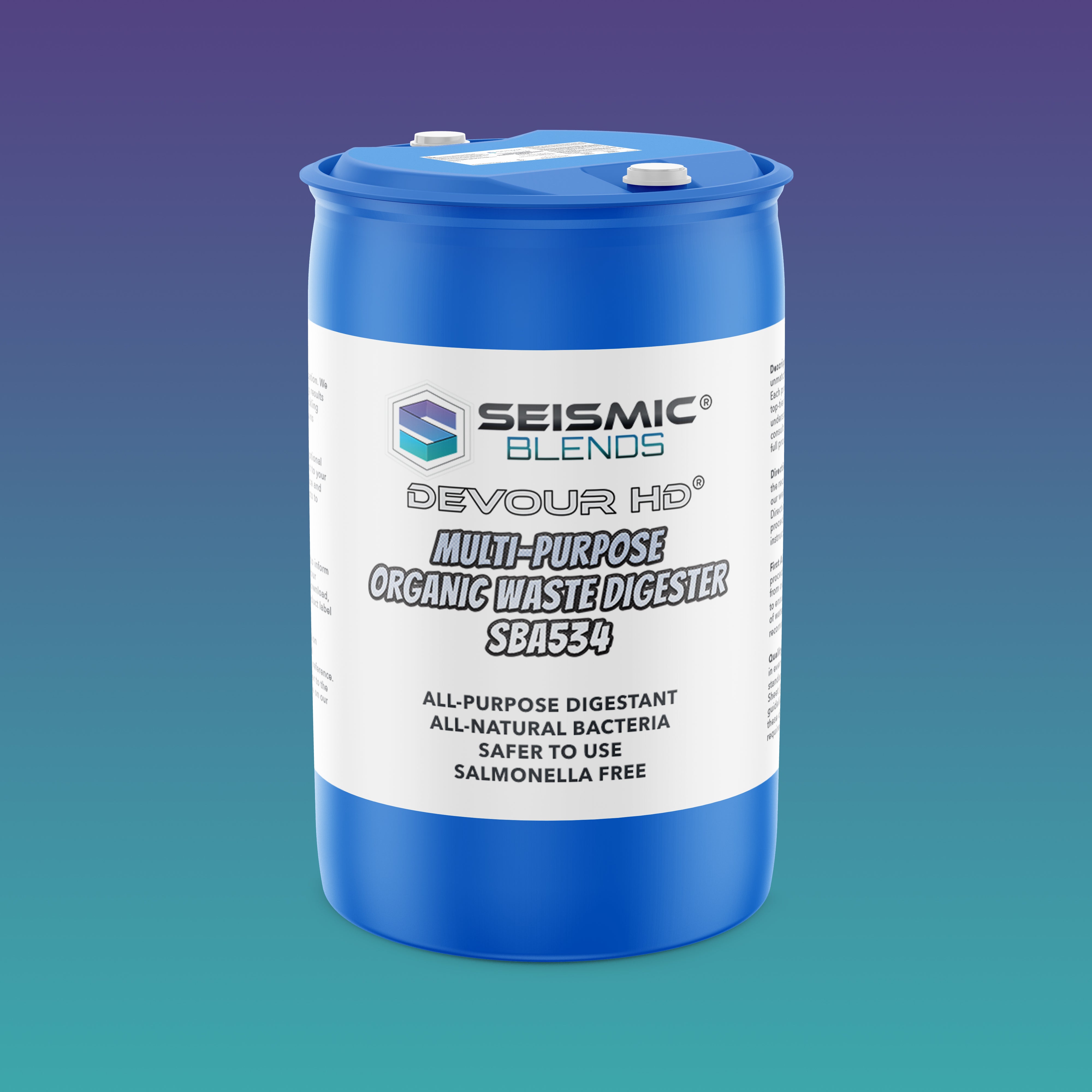 Devour HD Multi-Purpose Organic Waste Digester (SBA534) - All-in-One Enzymatic Cleaner for Organic Residue