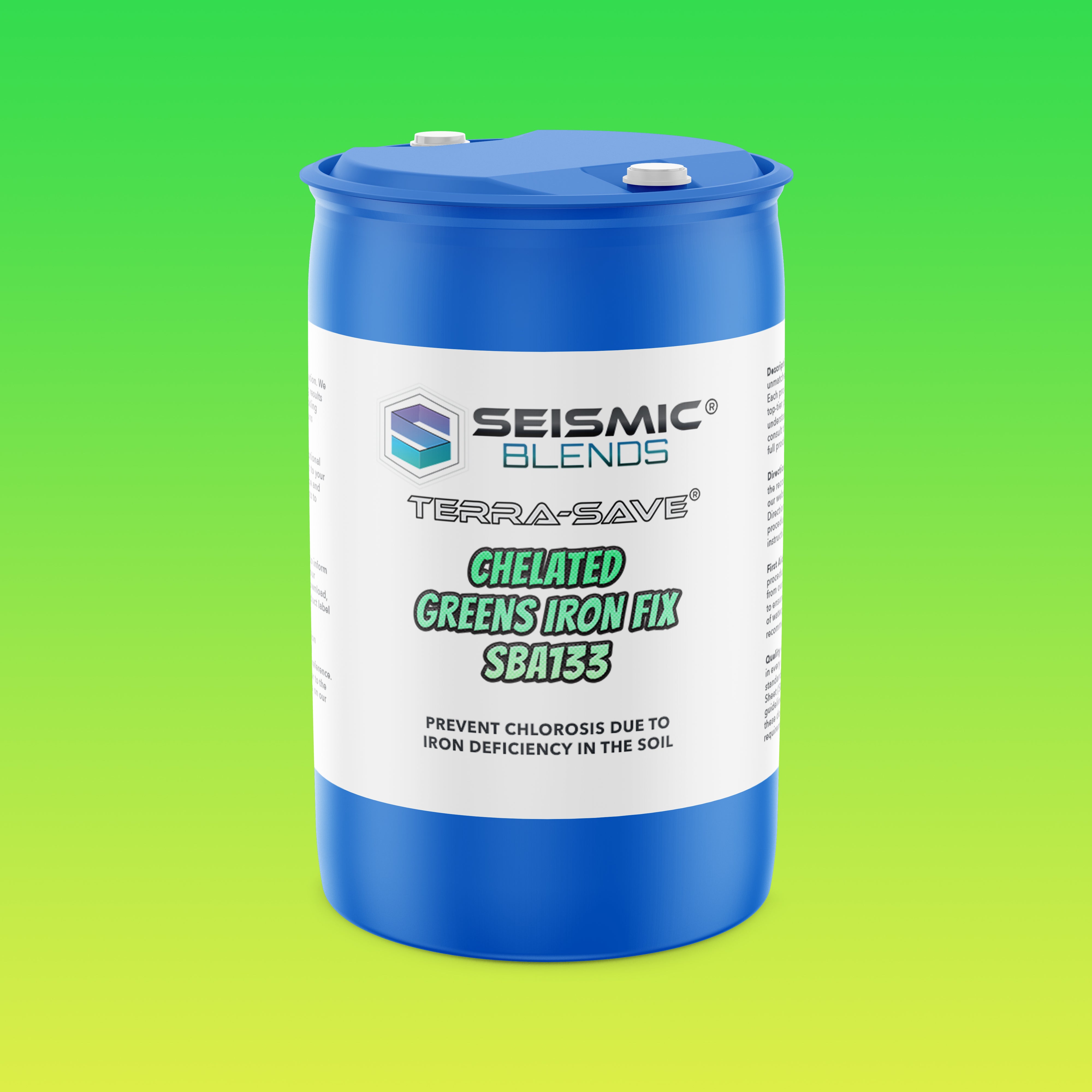 Terra Save Chelated Greens Iron Fix (SBA133) - Iron Supplement For Lush Green Lawns And Turf