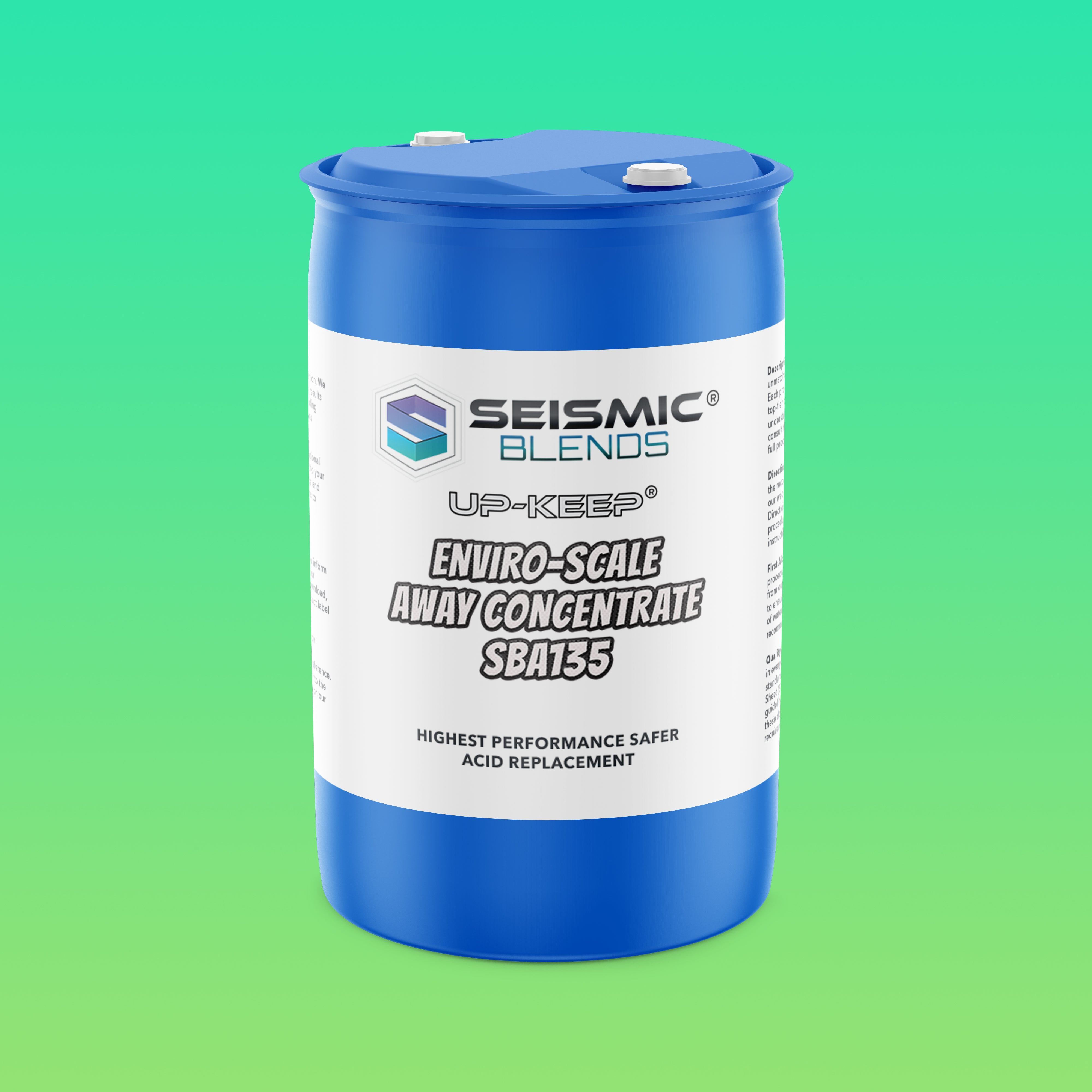 Up Keep Enviro-Scale Away Concentrate (SBA135) - Concentrated Descaler That Breaks Mineral Deposits Fast