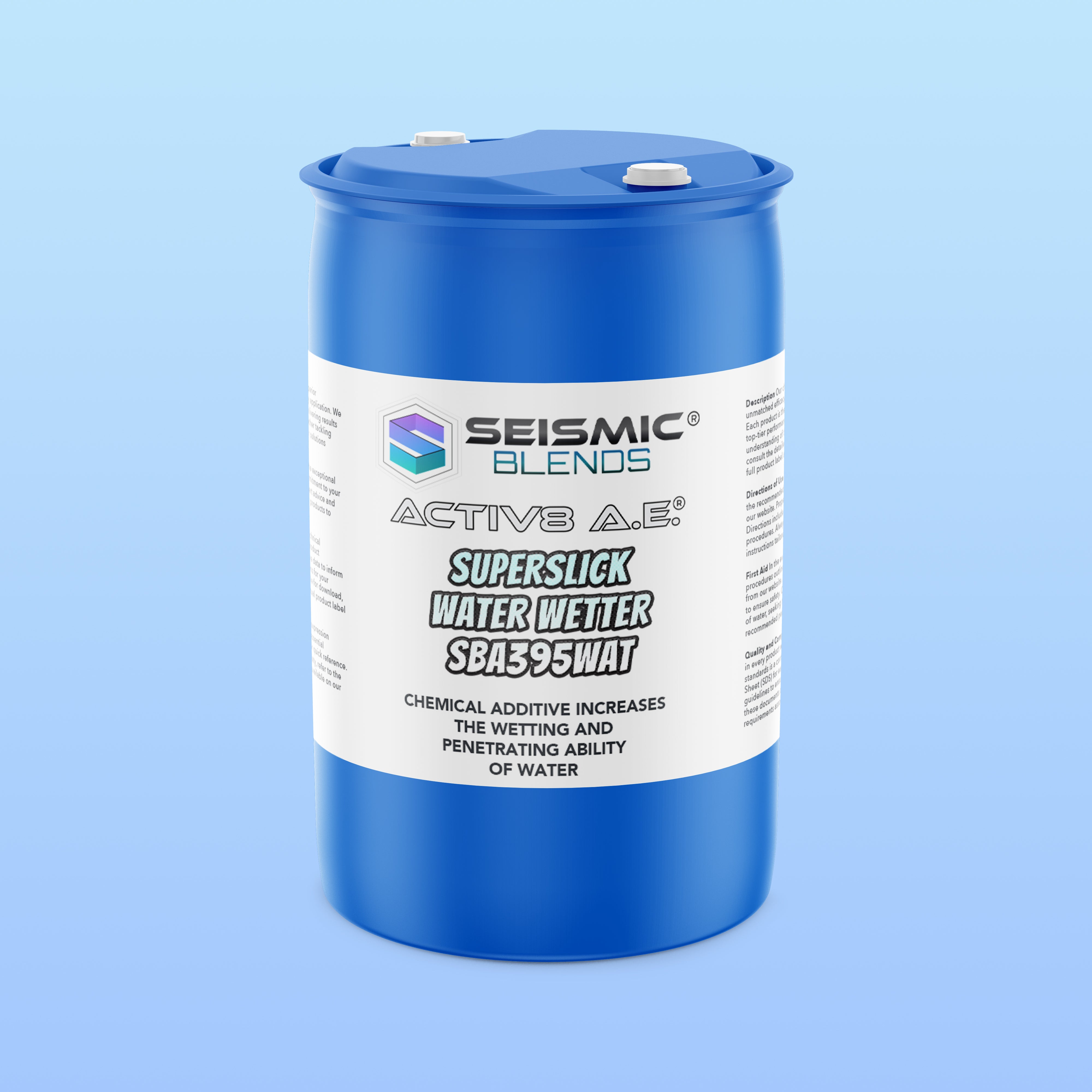Activ8 AE SuperSlick Water Wetter (SBA395WAT) - Flow-Enhancing Slicking Agent for Water Systems & Pipes