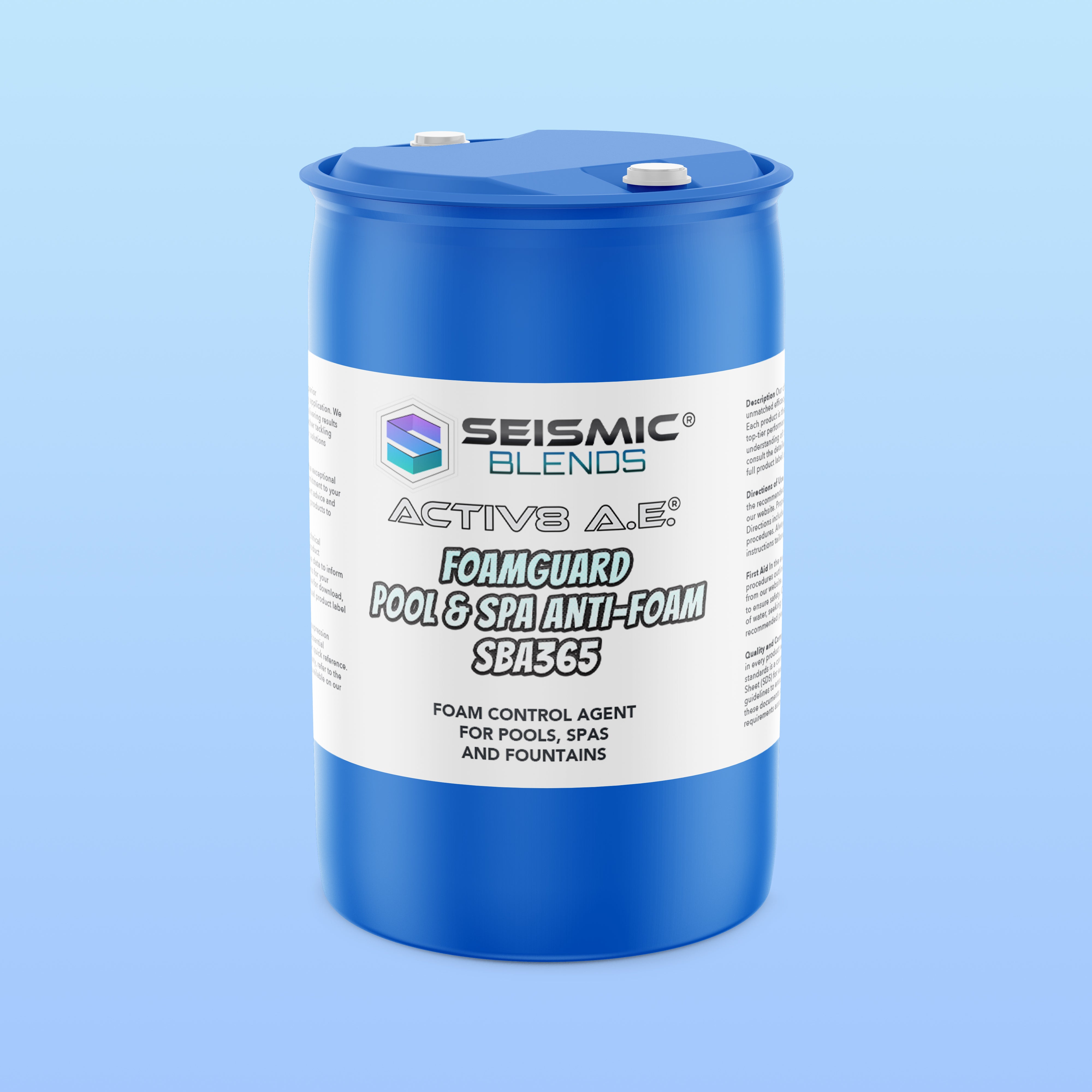 Activ8 AE FoamGuard Pool & Spa Anti-Foam (SBA365POOL) - No-Foam Solution for Crystal-Clear Pool & Spa Water