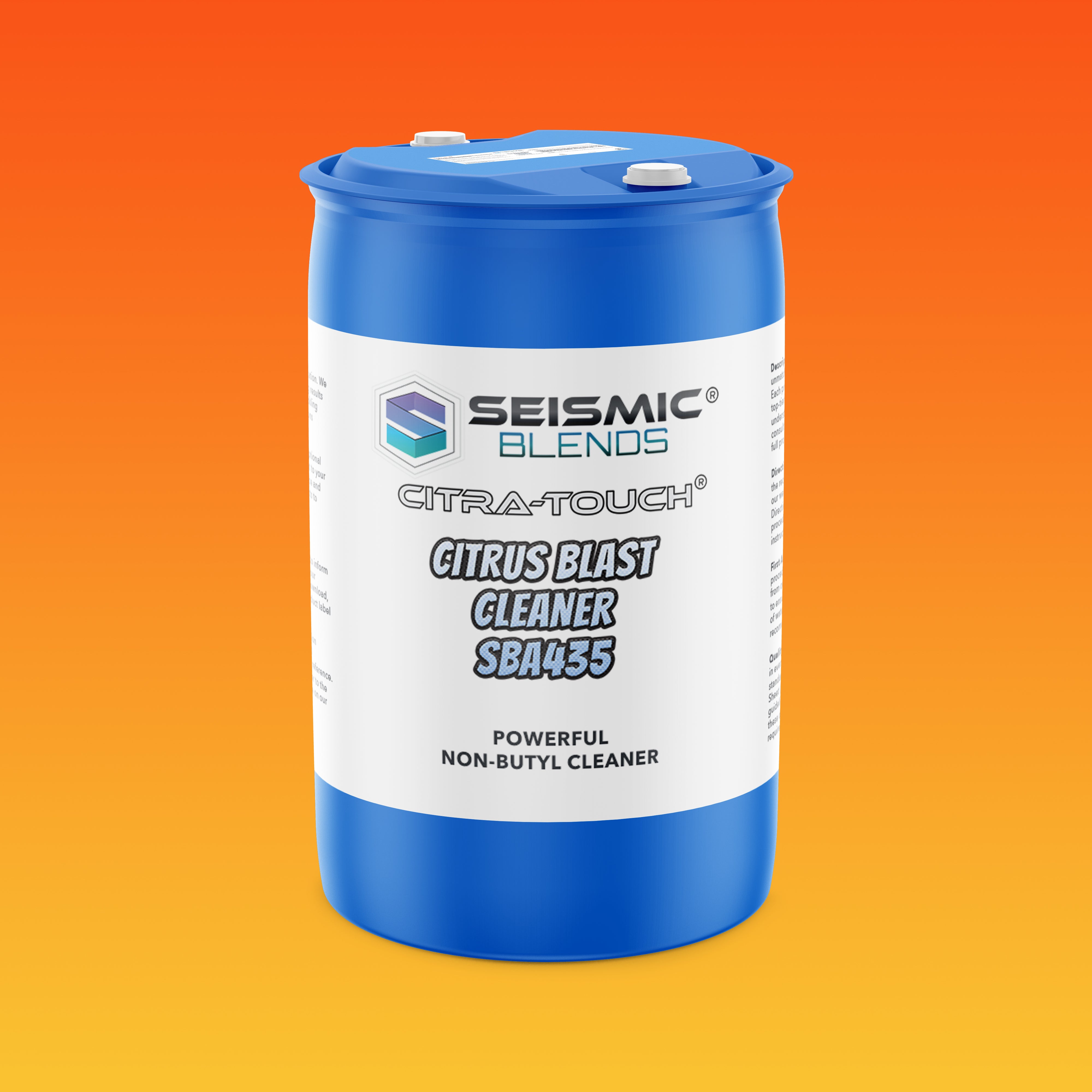 Citra Touch Citrus Blast Cleaner (SBA435) - Citrus-Powered Degreaser and Cleaner for General Use