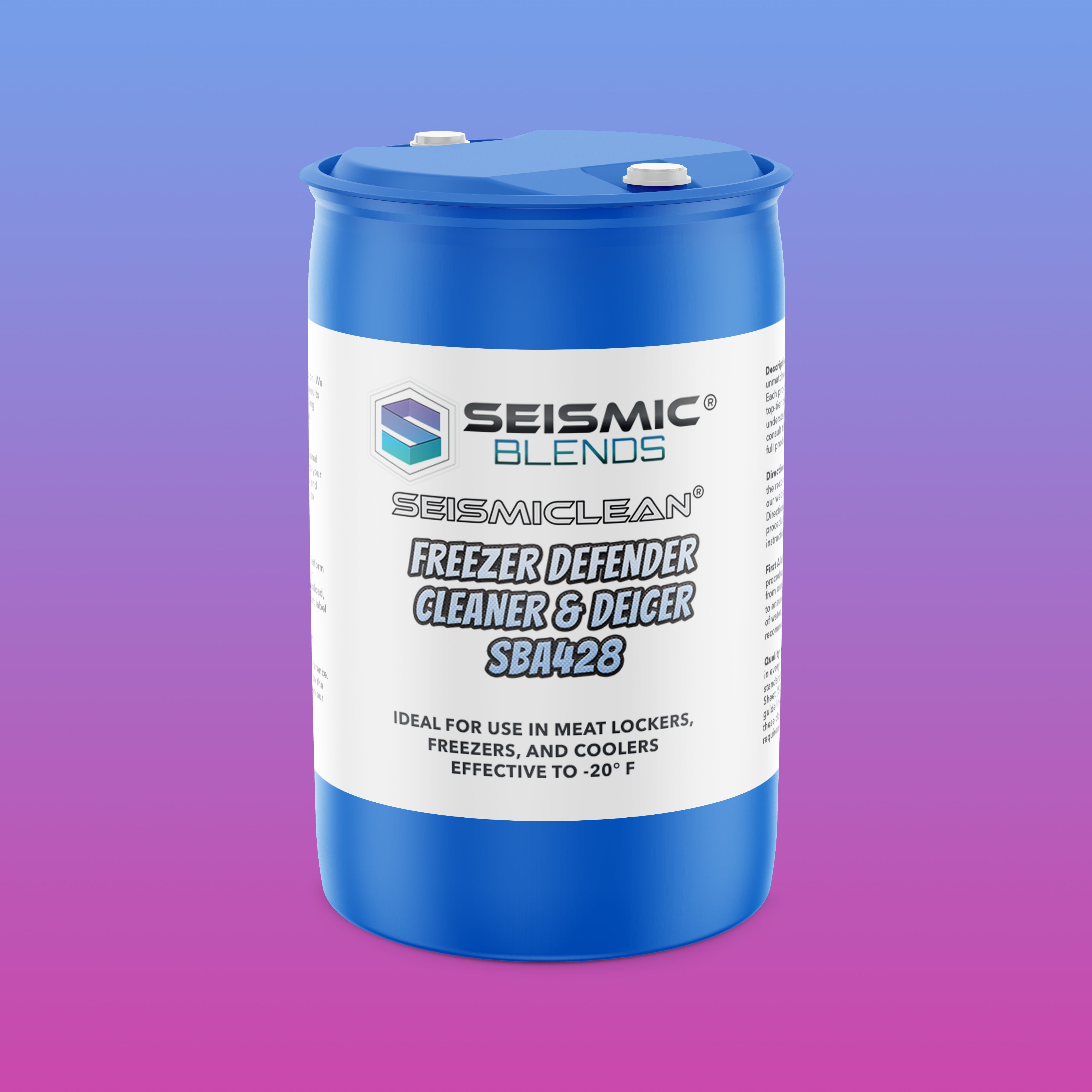 Seismiclean Freezer Defender Cleaner & Deicer (SBA428) - Reliable Cleaning In Freezer Conditions
