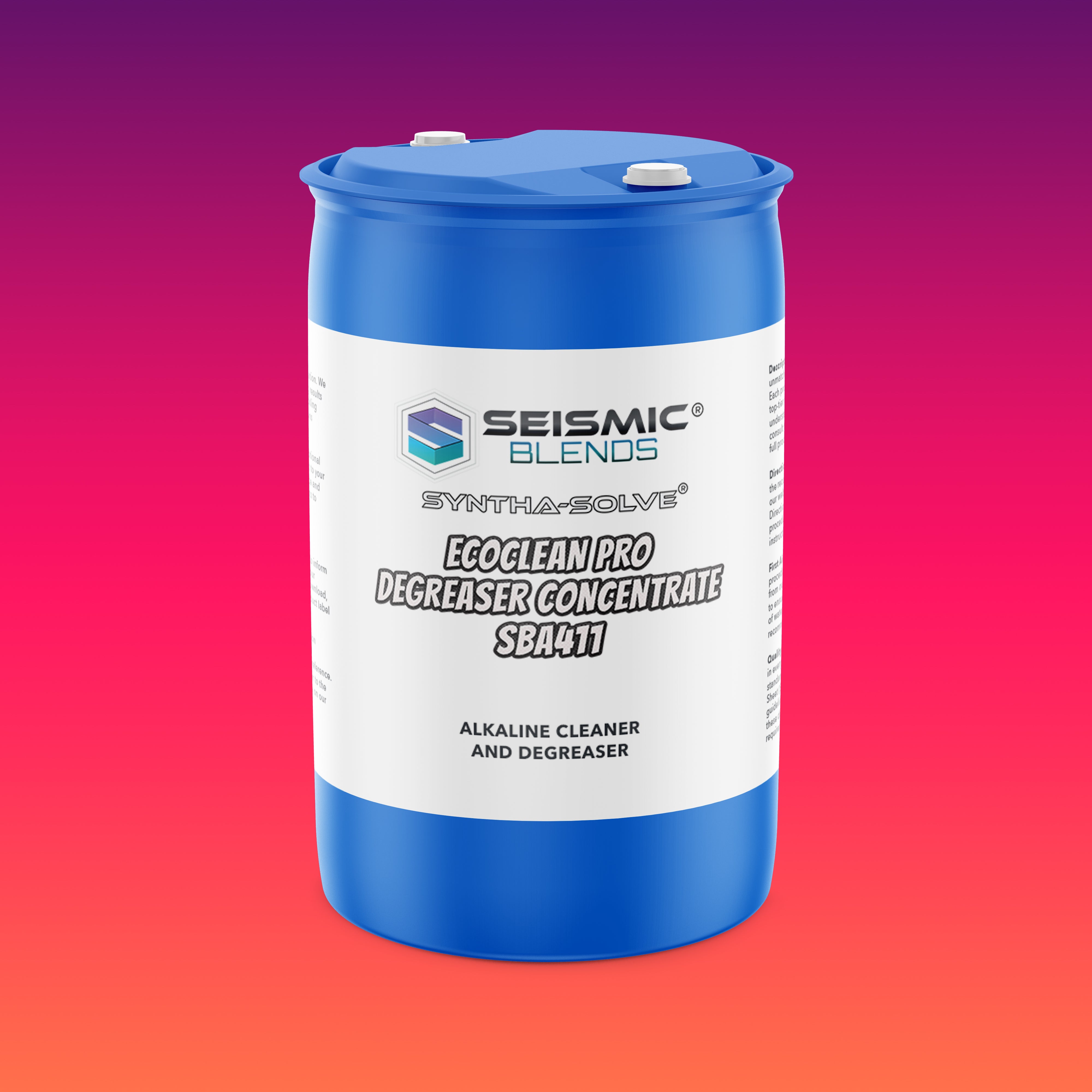 Syntha Solve EcoClean Pro Degreaser Concentrate (SBA411) - Concentrated Degreaser With Eco Friendly Strength