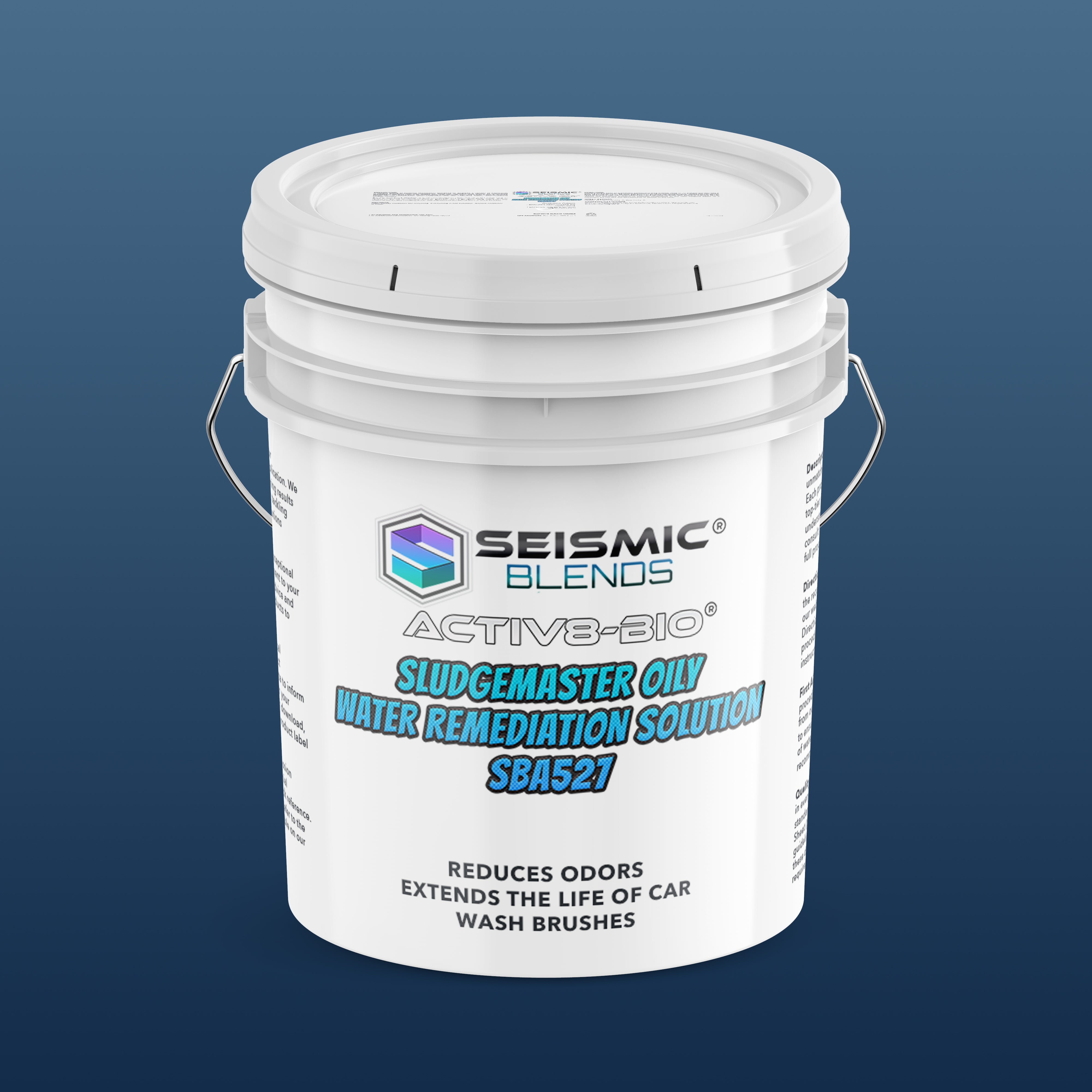 Activ8 Bio Sludgemaster Oily Water Remediation Solution (SBA527) - Heavy-Duty Bio Solution for Oil-Contaminated Water