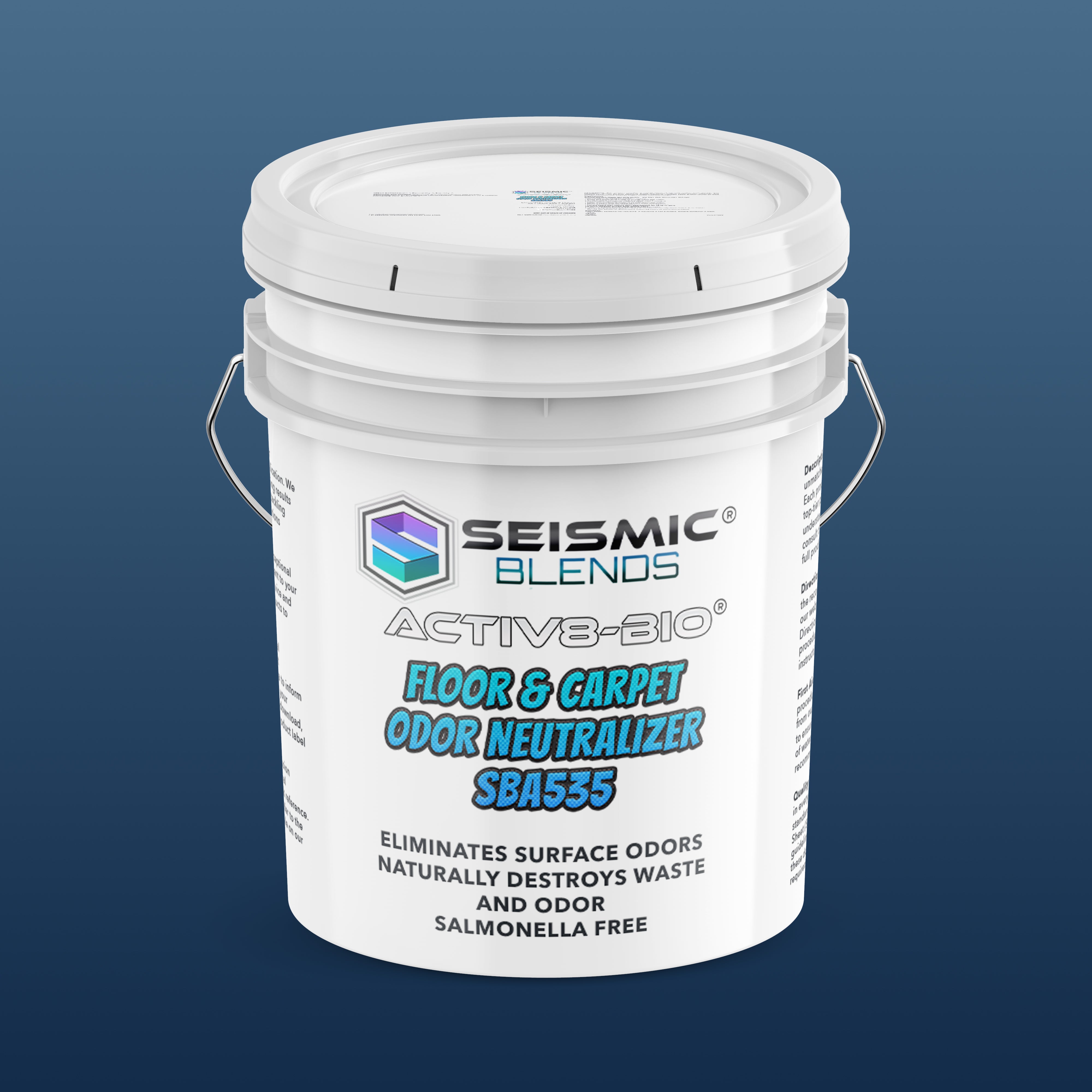 Activ8 Bio Floor & Carpet Odor Neutralizer (SBA535) - Advanced Bio Odor Control for Floors, Rugs & Carpets