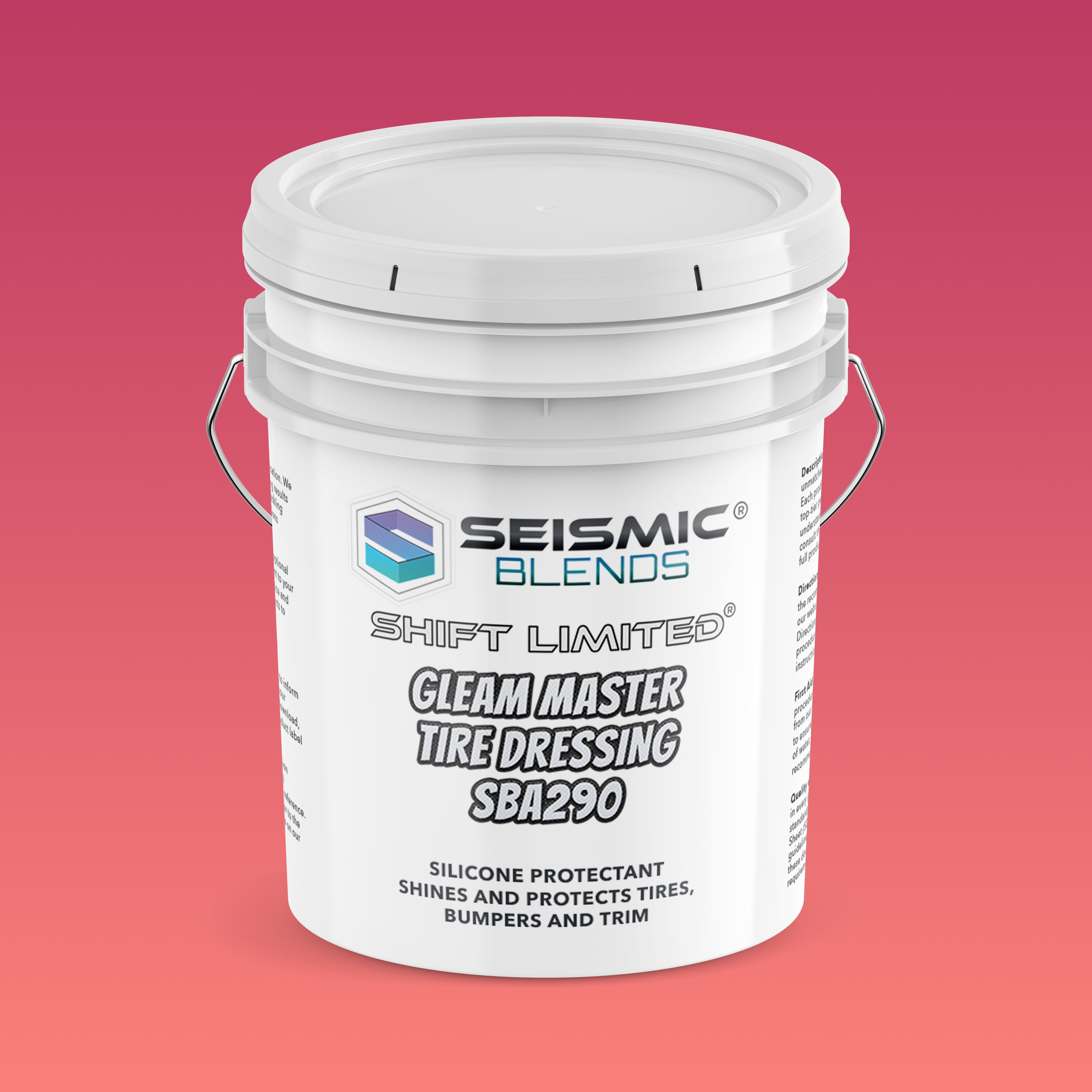 Shift Limited Gleam Master Tire Dressing (SBA290) - Restores Tire Shine With Long Lasting Protection