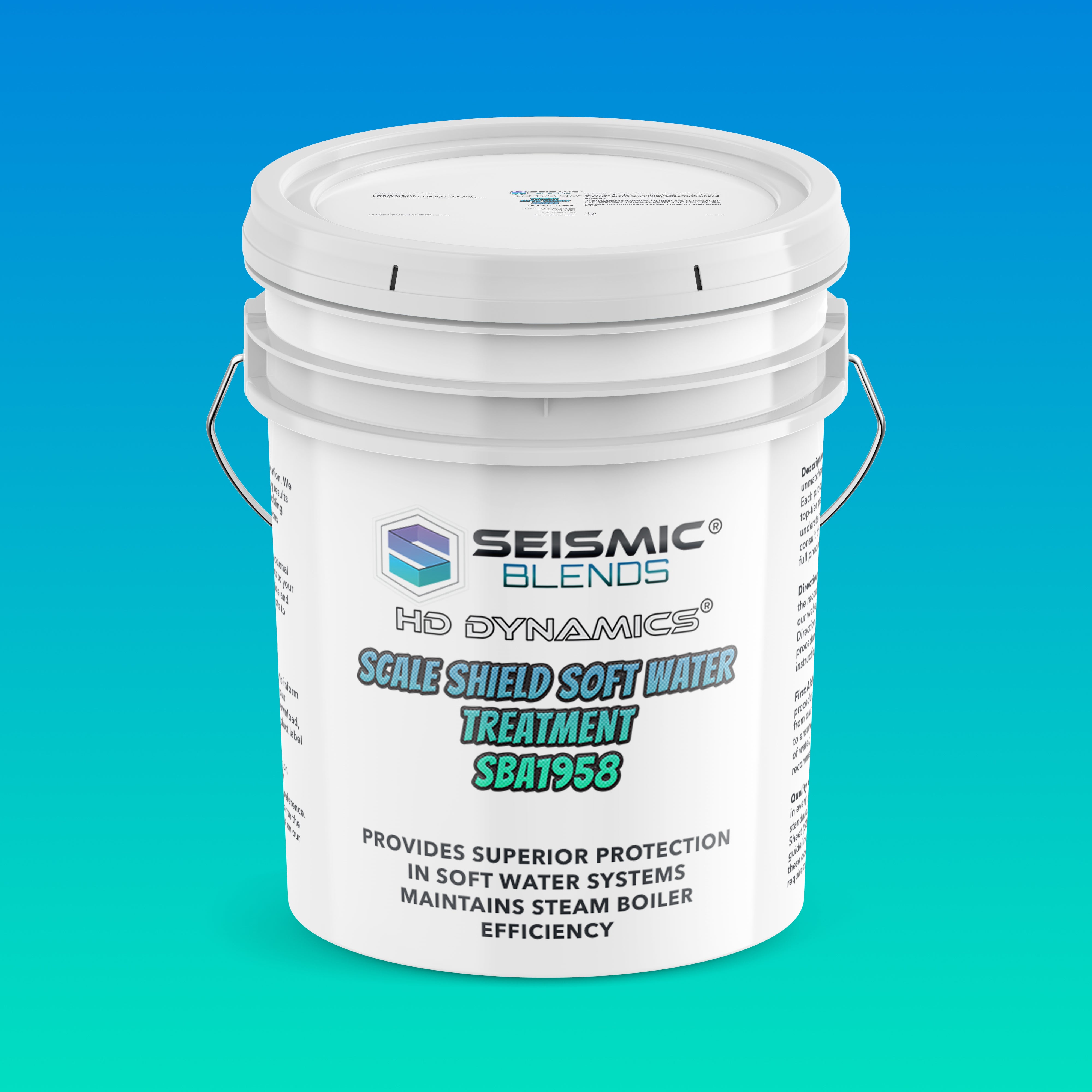 HD Dynamics Scale Shield Soft Water Treatment (SBA1958) - Maintains Soft Water Boilers With Advanced Mineral Control
