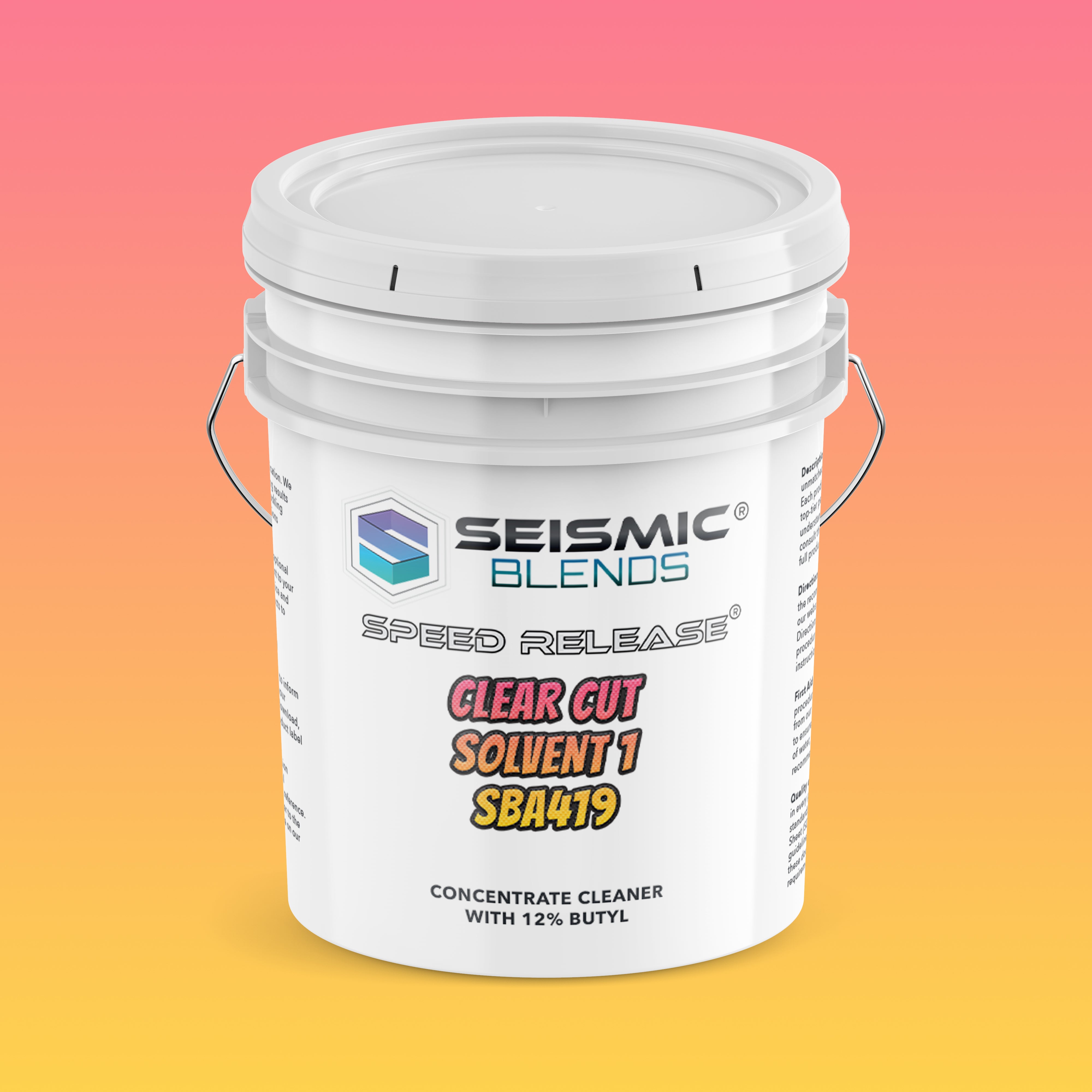 Speed Release Clear Cut Solvent 1 (SBA419) - Solvent One That Cuts Through Industrial Residue Fast