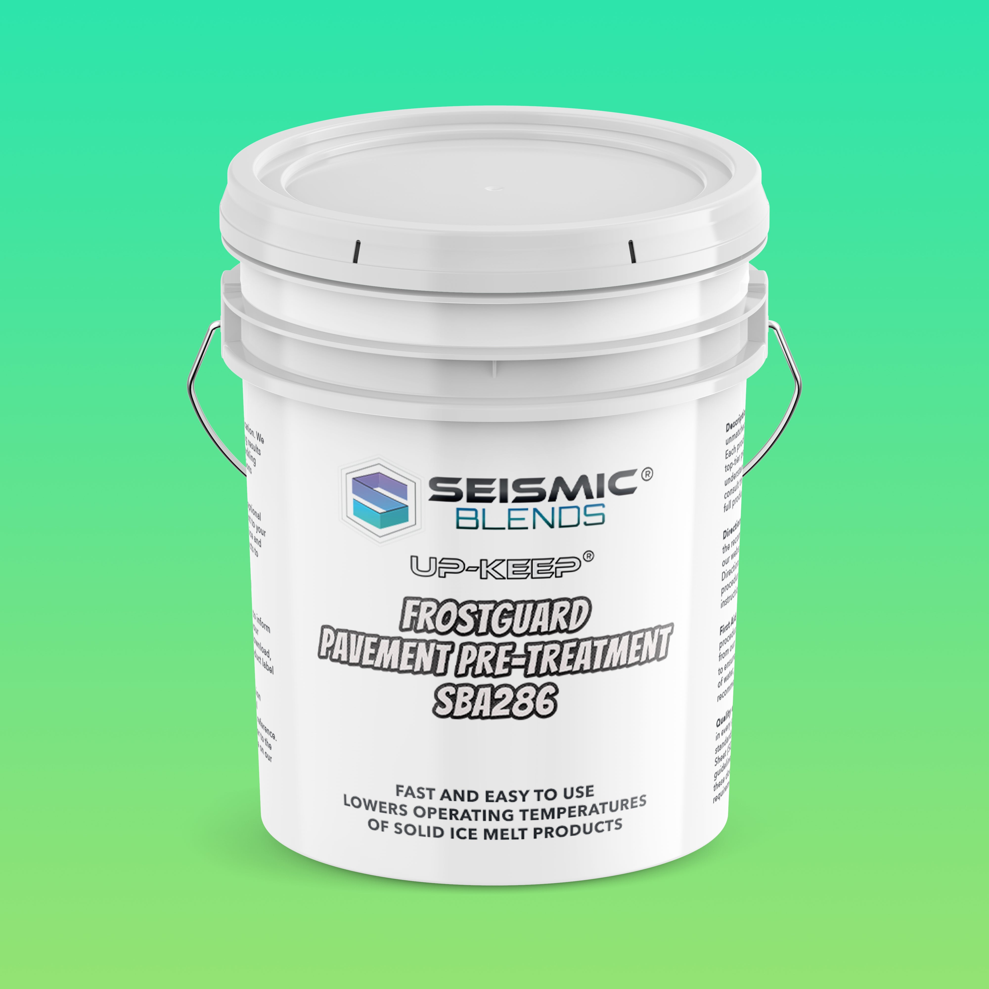 Up-Keep FrostGuard Pavement Pre-Treatment (SBA286) - Pavement Treatment That Prevents Ice Formation