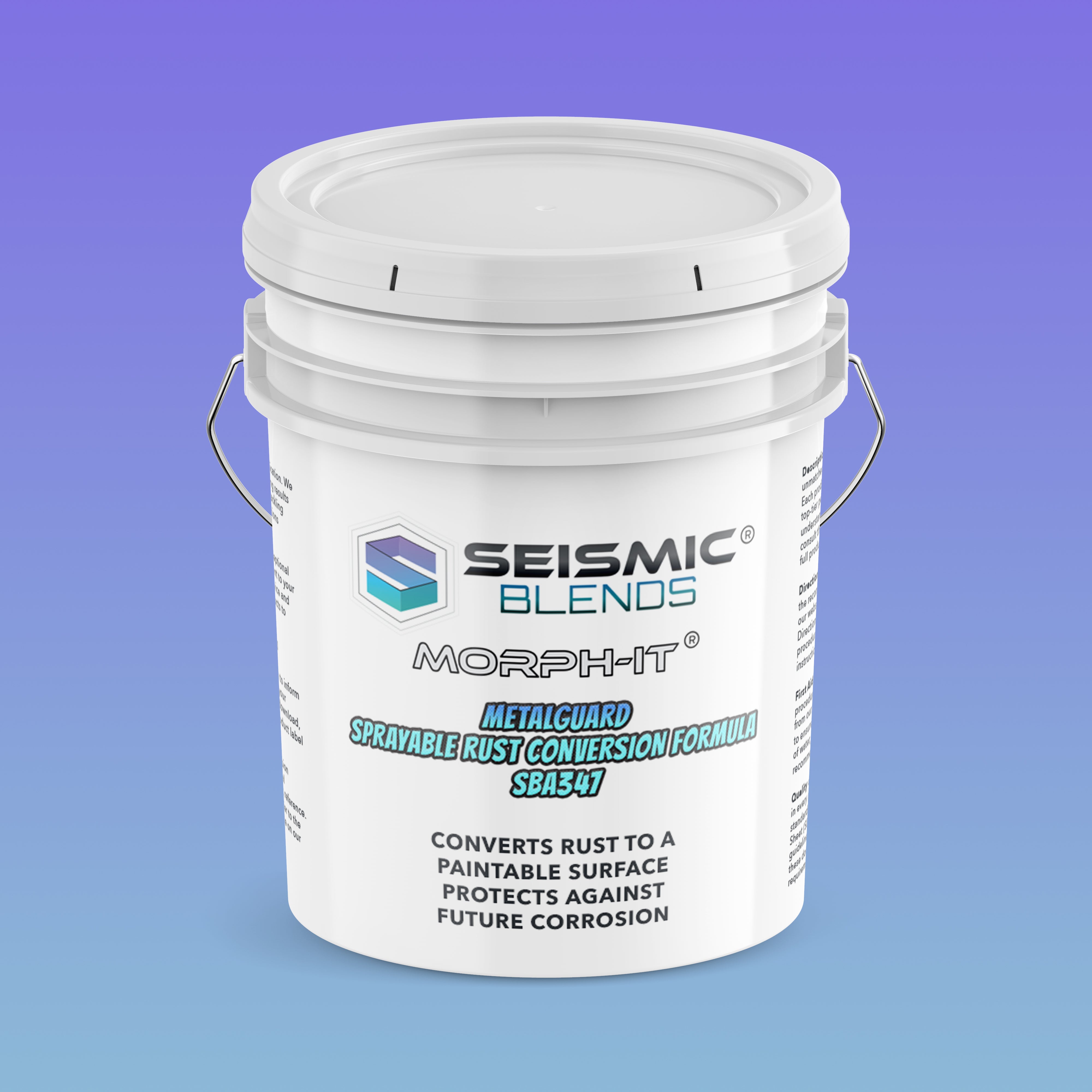 Morph It MetalGuard Sprayable Rust Conversion Formula (SBA347) - Sprayable Rust Converter Designed To Restore And Seal Corroded Metal