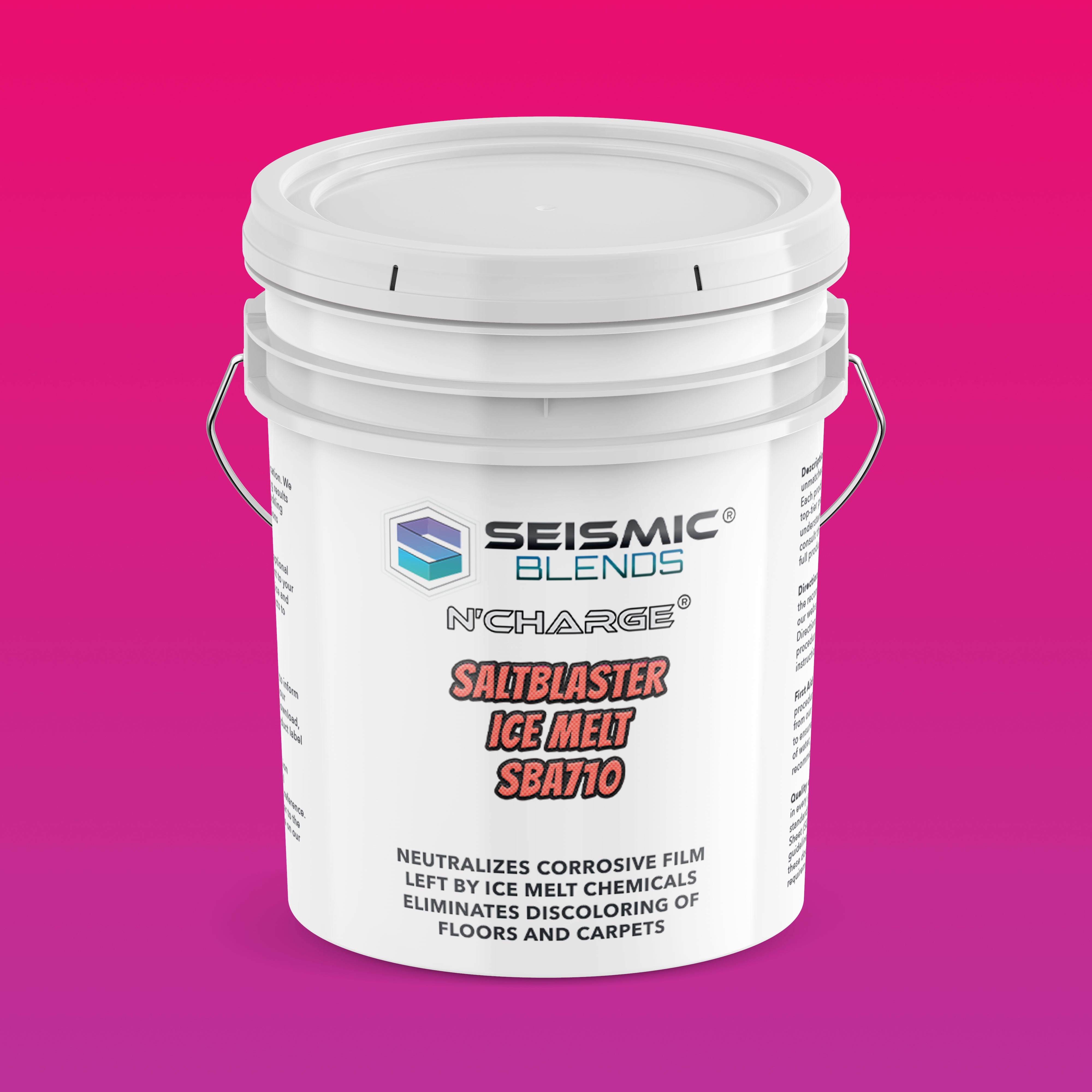 N'Charge SaltBlaster Ice Melt (SBA710) - Quick-Melt Ice Crystals Engineered For Winter Safety And Fast Action