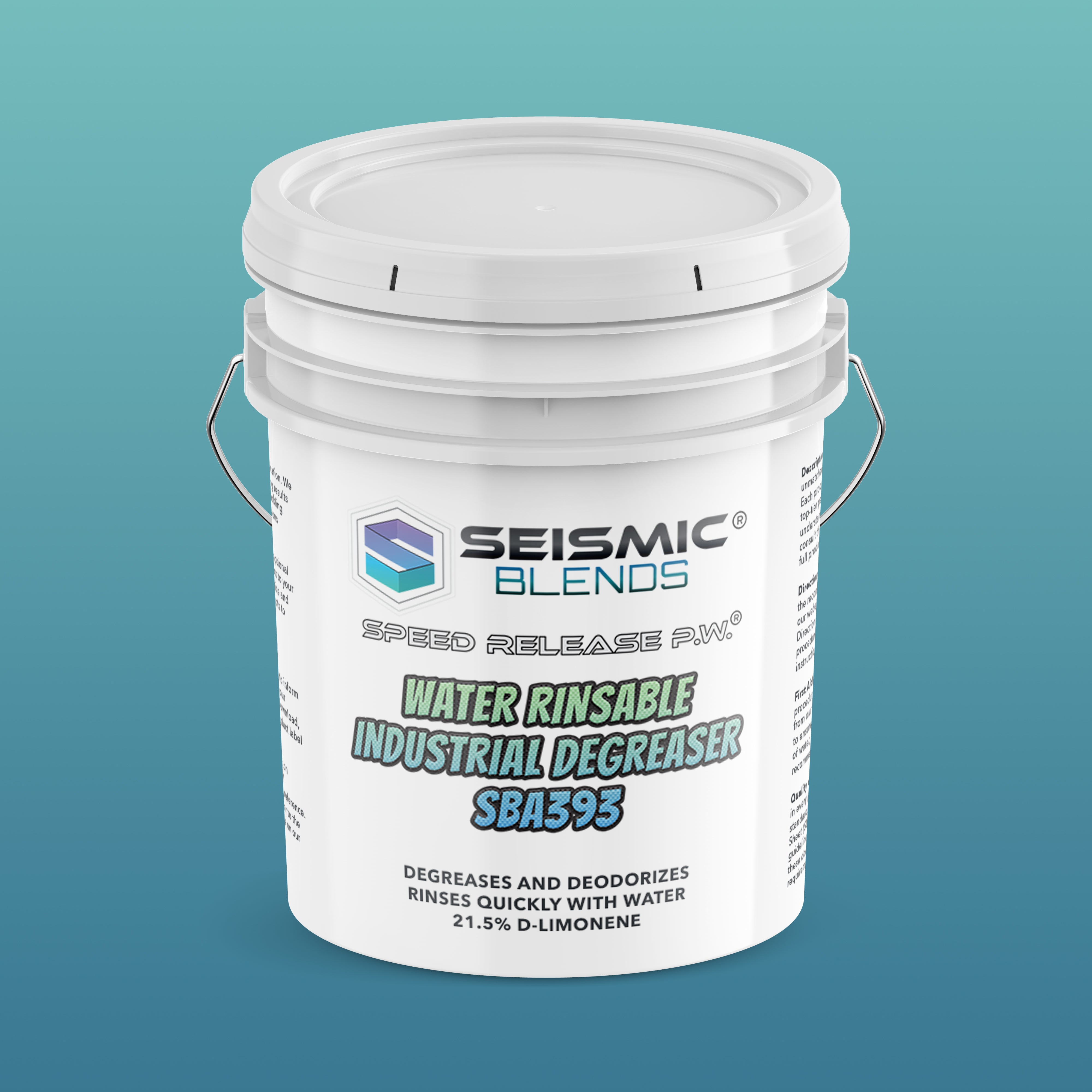Speed Release P.W. Water Rinsable Industrial Degreaser (SBA393) - Water Rinsable Formula That Simplifies Degreasing