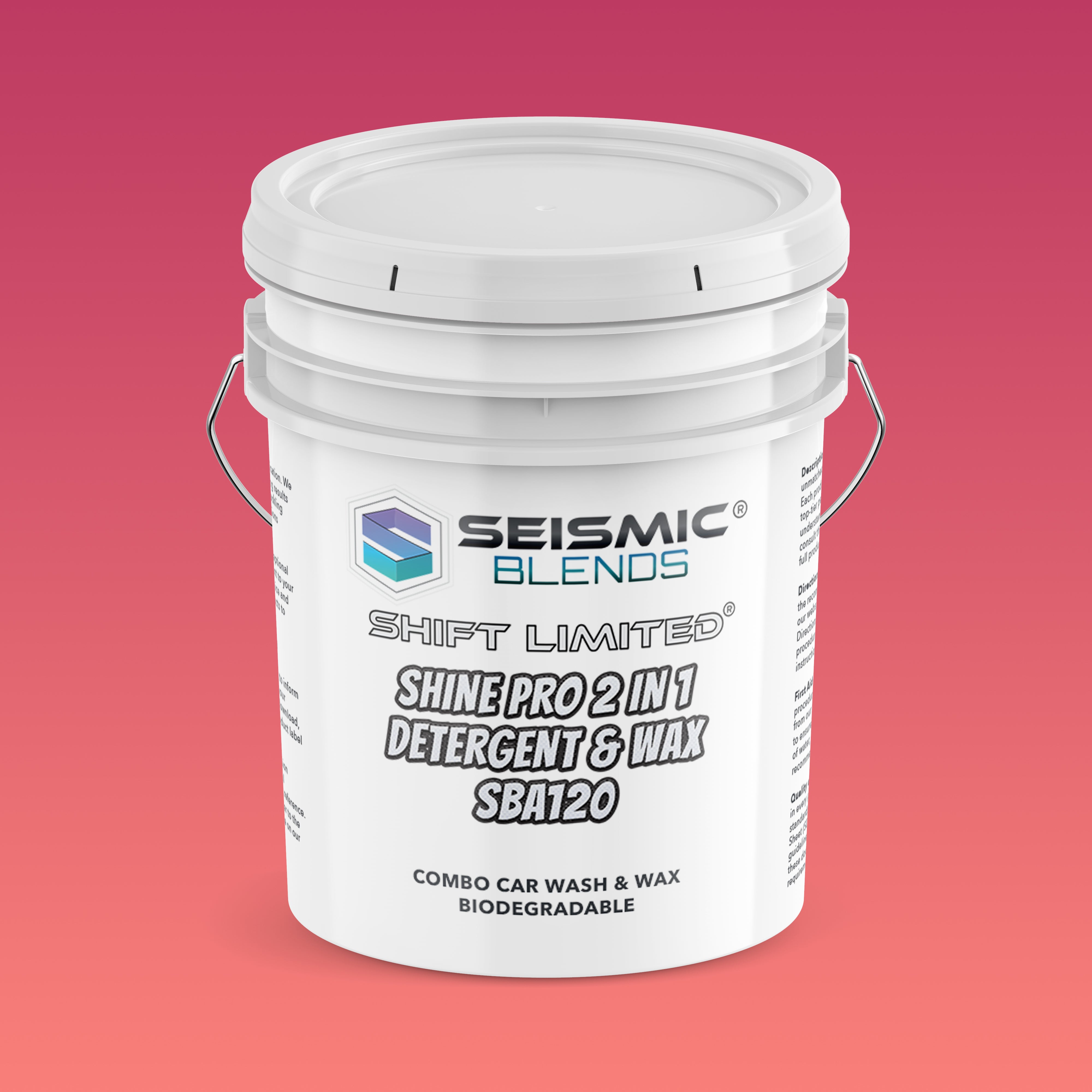 Shift Limited Shine Pro 2 in 1 Detergent & Wax (SBA120) - Combo Formula That Cleans And Waxes In One