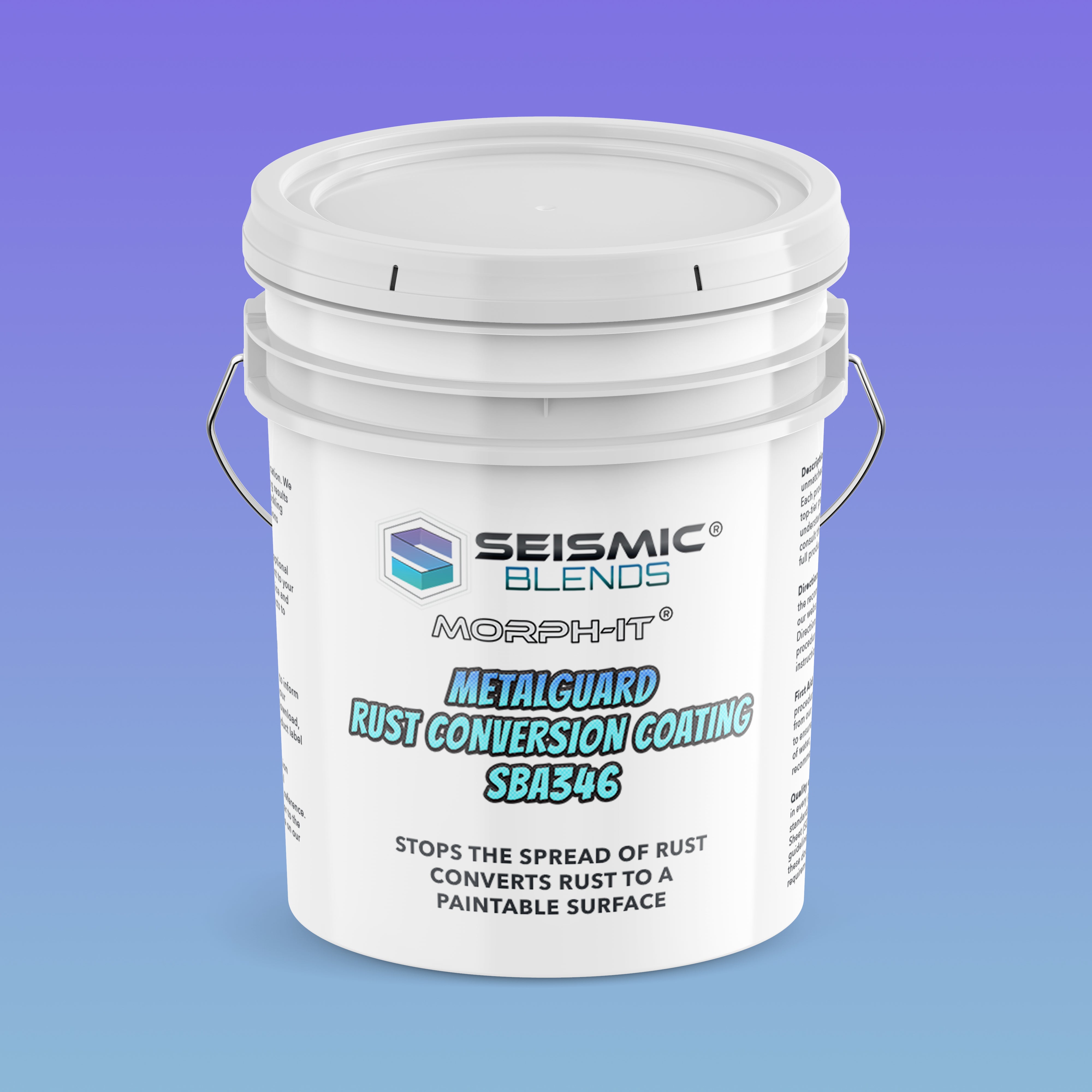 Morph It MetalGuard Rust Conversion Coating (SBA346) - Durable Rust Conversion Coating For Long-Lasting Metal Protection