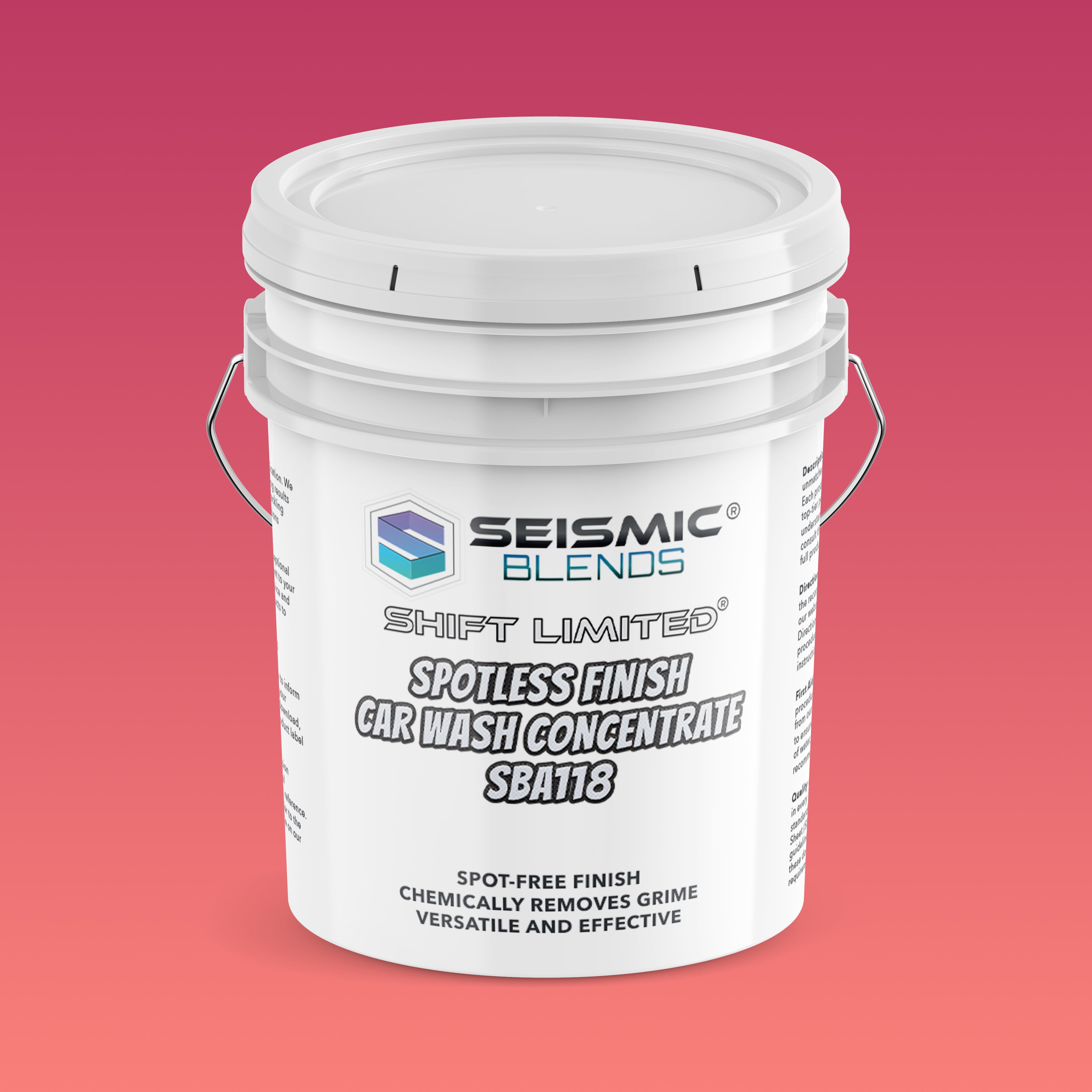 Shift Limited Spotless Finish Car Wash Concentrate (SBA118) - Concentrated Wash For A Spotless Car Finish