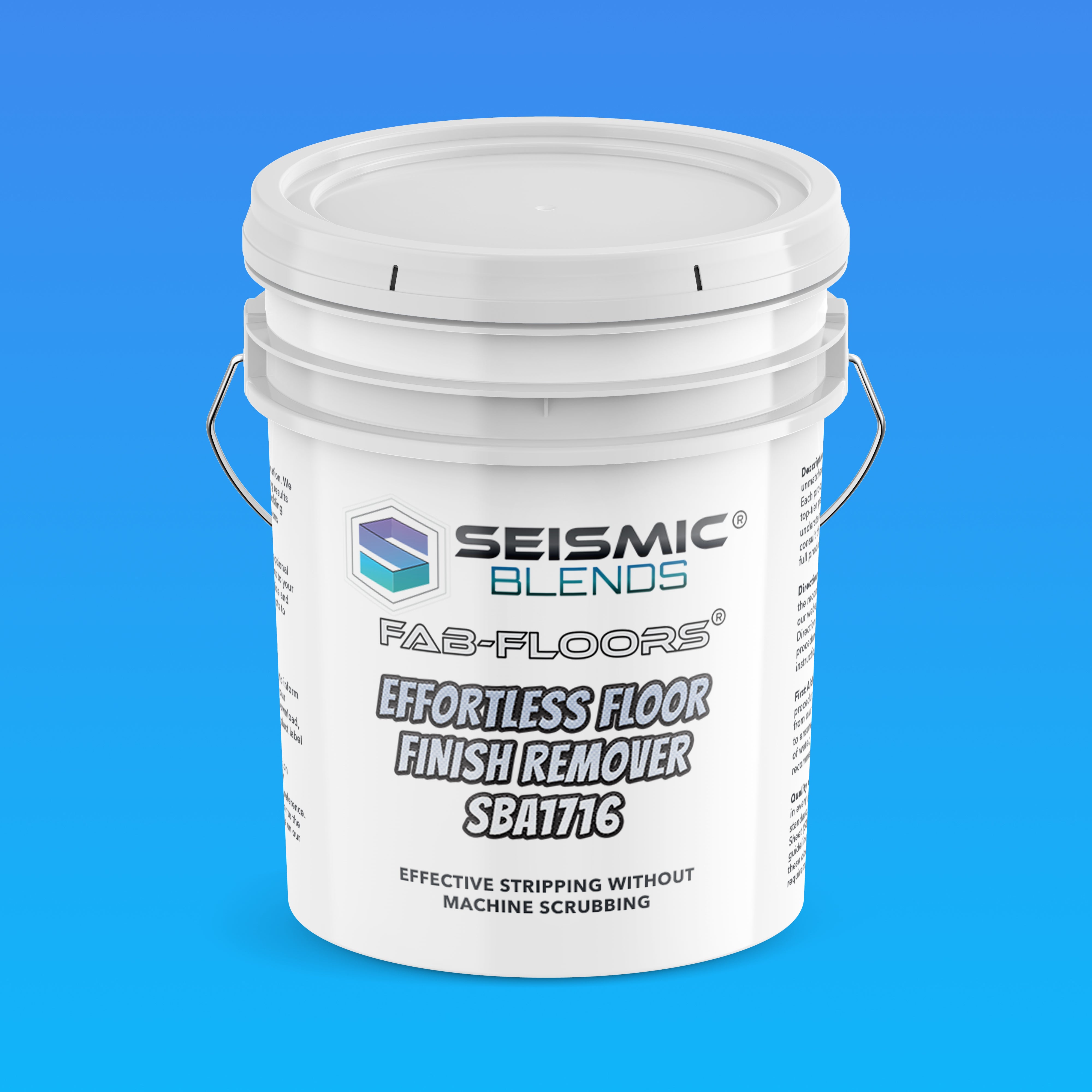 Fab Floors Effortless Floor Finish Remover (SBA1716) - Effortless Stripping for Floor Finishes