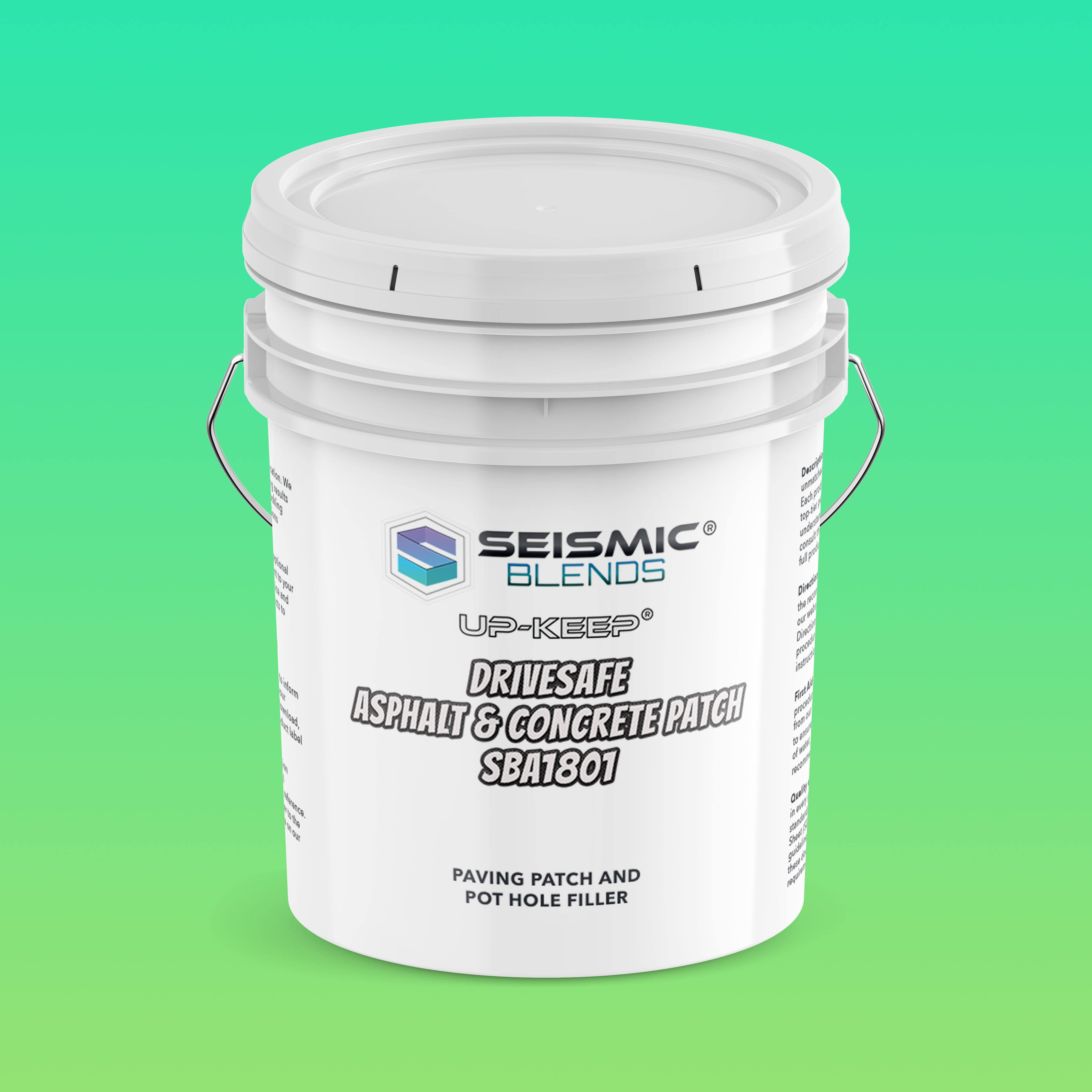 Up-Keep DriveSafe Asphalt & Concrete Patch (SBA1801) - Asphalt And Concrete Patch Designed For Quick Repairs