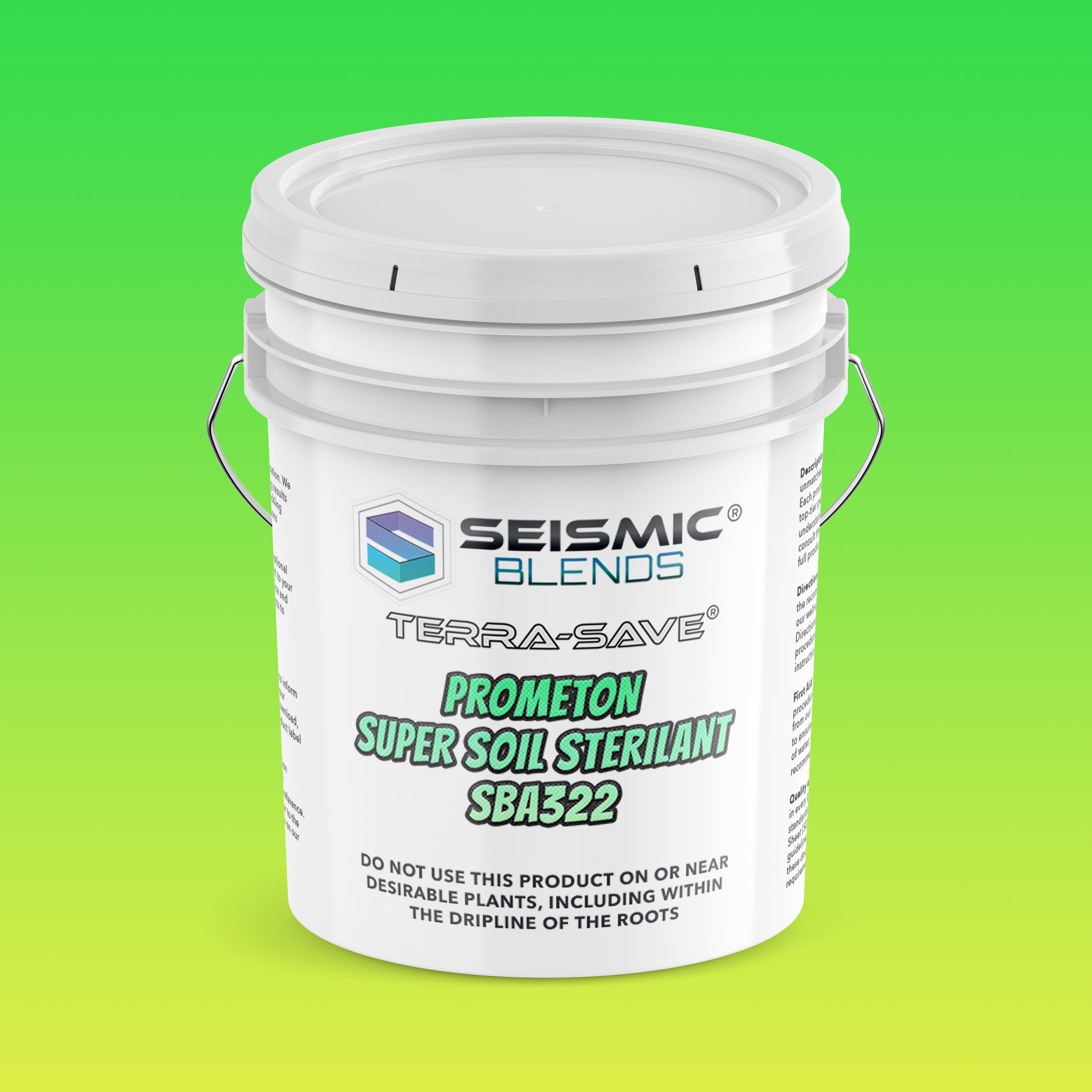 Terra Save Prometon Super Soil Sterilant (SBA322) - Sterilant That Prevents Weeds From Regrowing In Soil