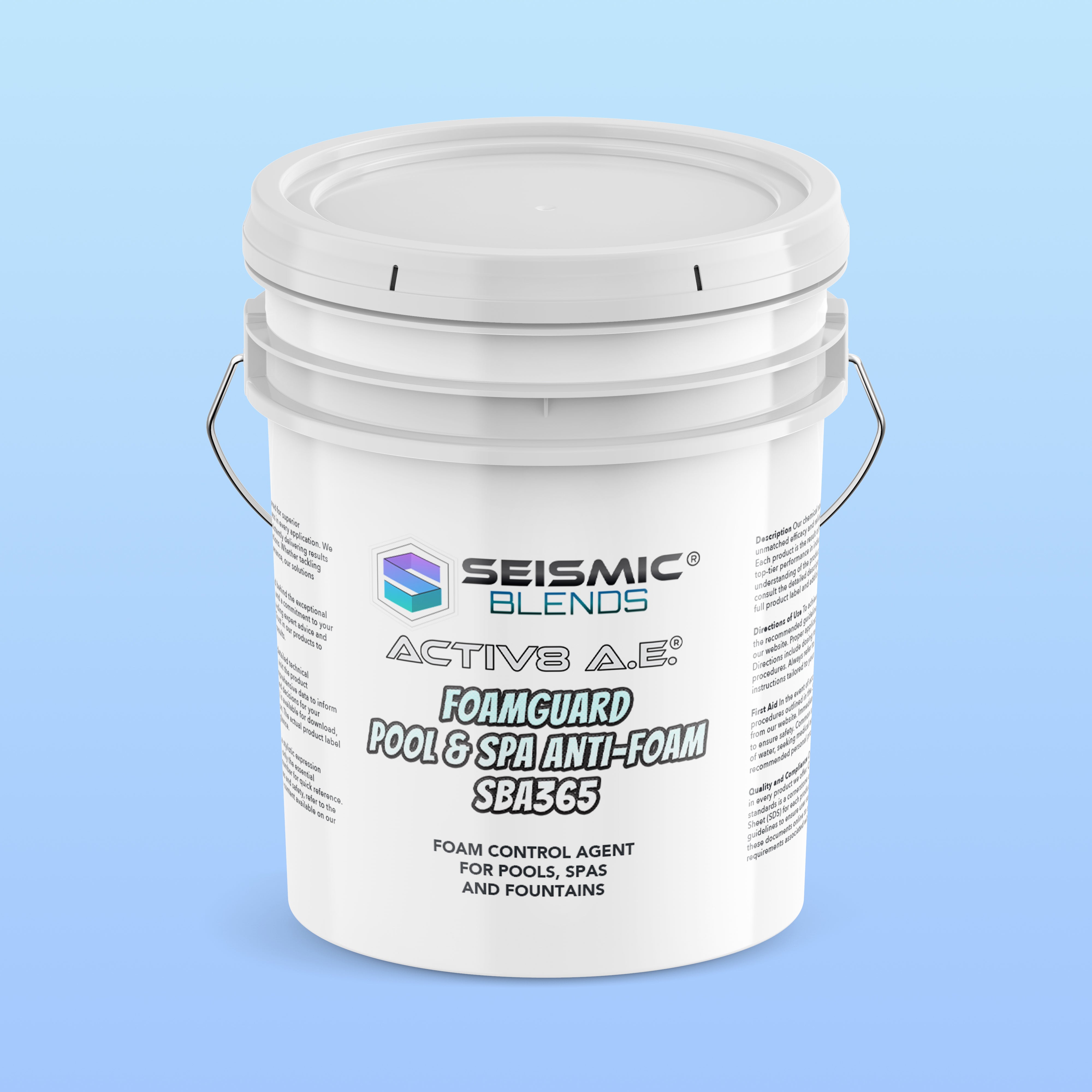 Activ8 AE FoamGuard Pool & Spa Anti-Foam (SBA365POOL) - No-Foam Solution for Crystal-Clear Pool & Spa Water