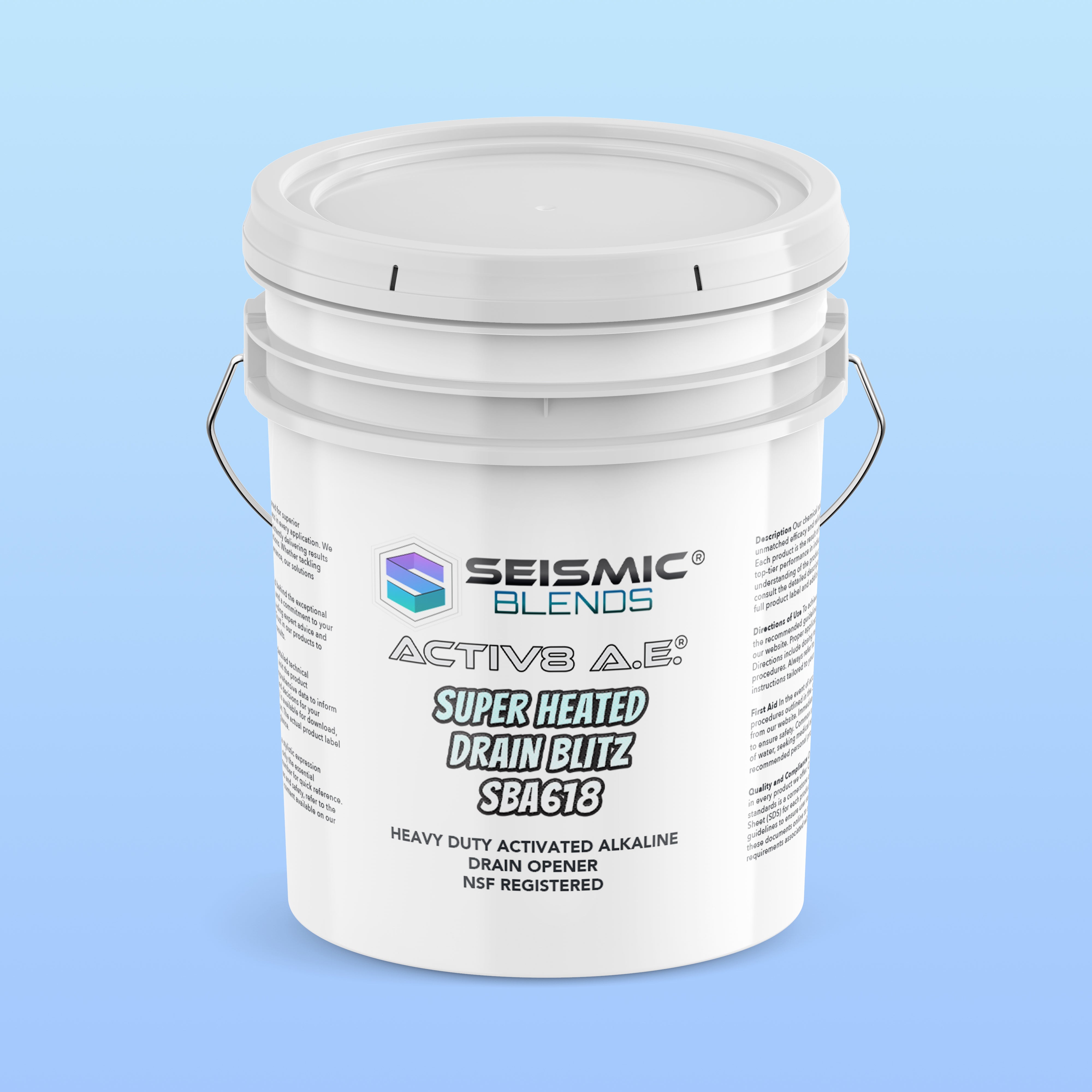 Activ8 AE Super Heated Drain Blitz (SBA618) - Intense Heat Drain Opener for Grease & Sludge Buildup