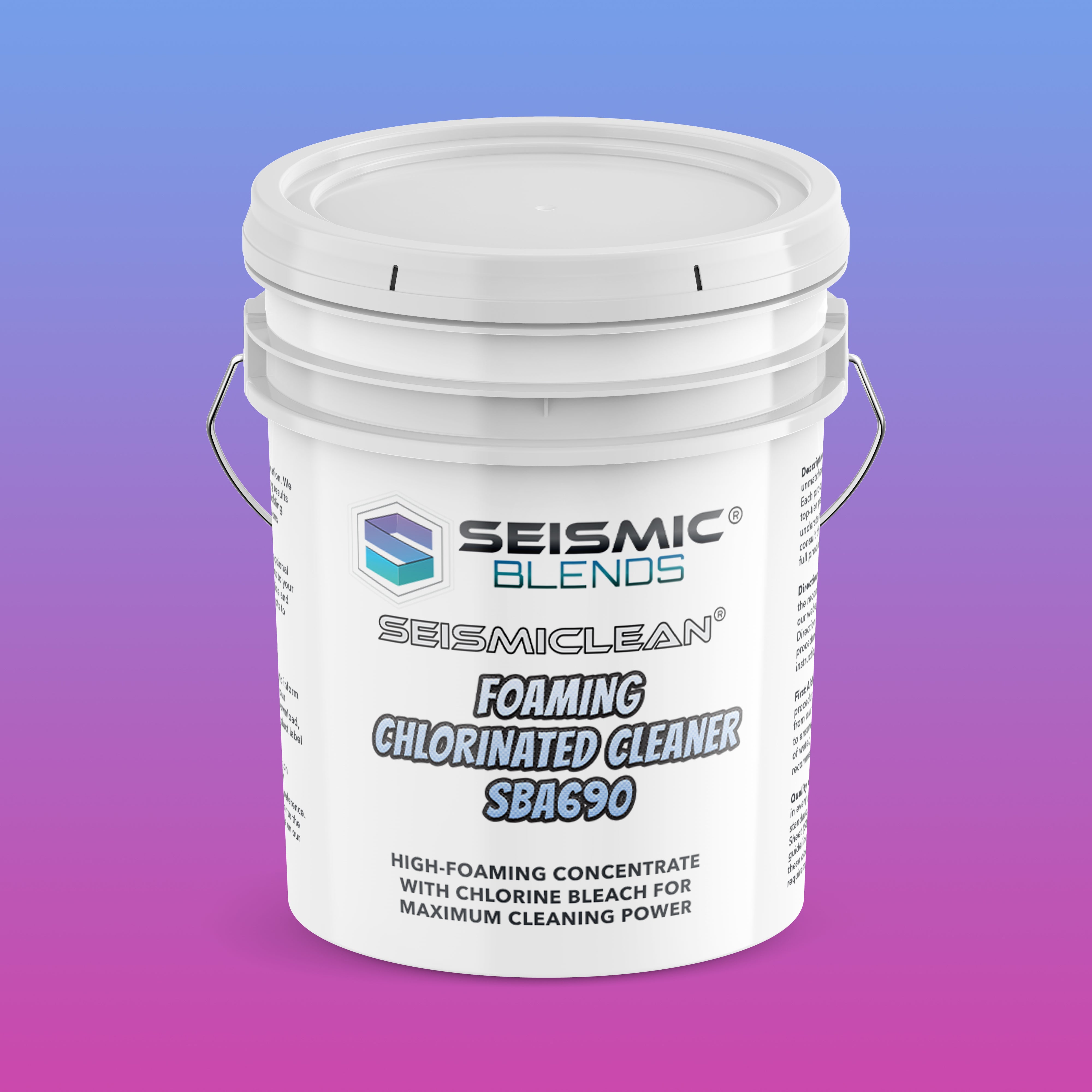 Seismiclean Foaming Chlorinated Cleaner (SBA690) - Foaming Power That Targets Tough Residue