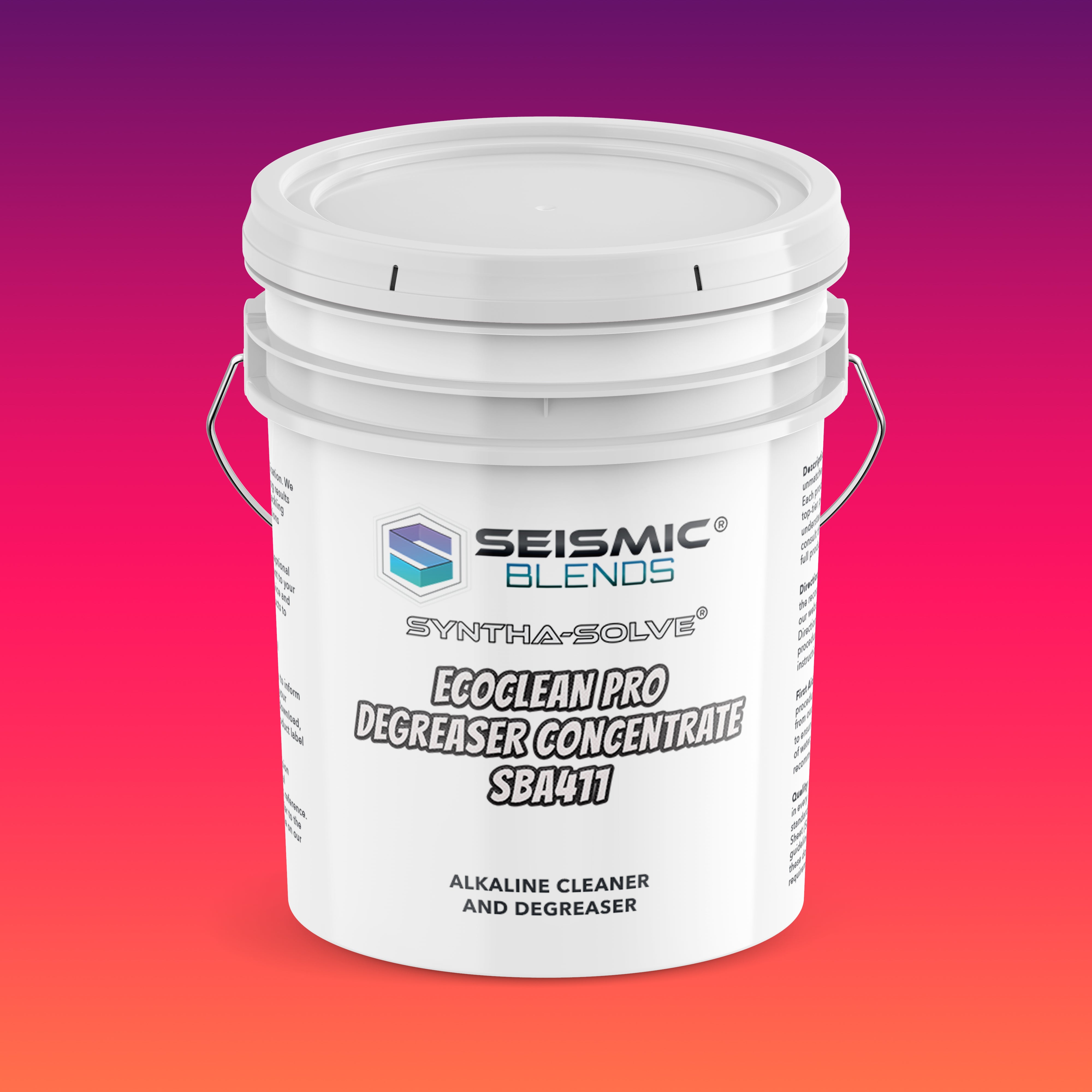 Syntha Solve EcoClean Pro Degreaser Concentrate (SBA411) - Concentrated Degreaser With Eco Friendly Strength