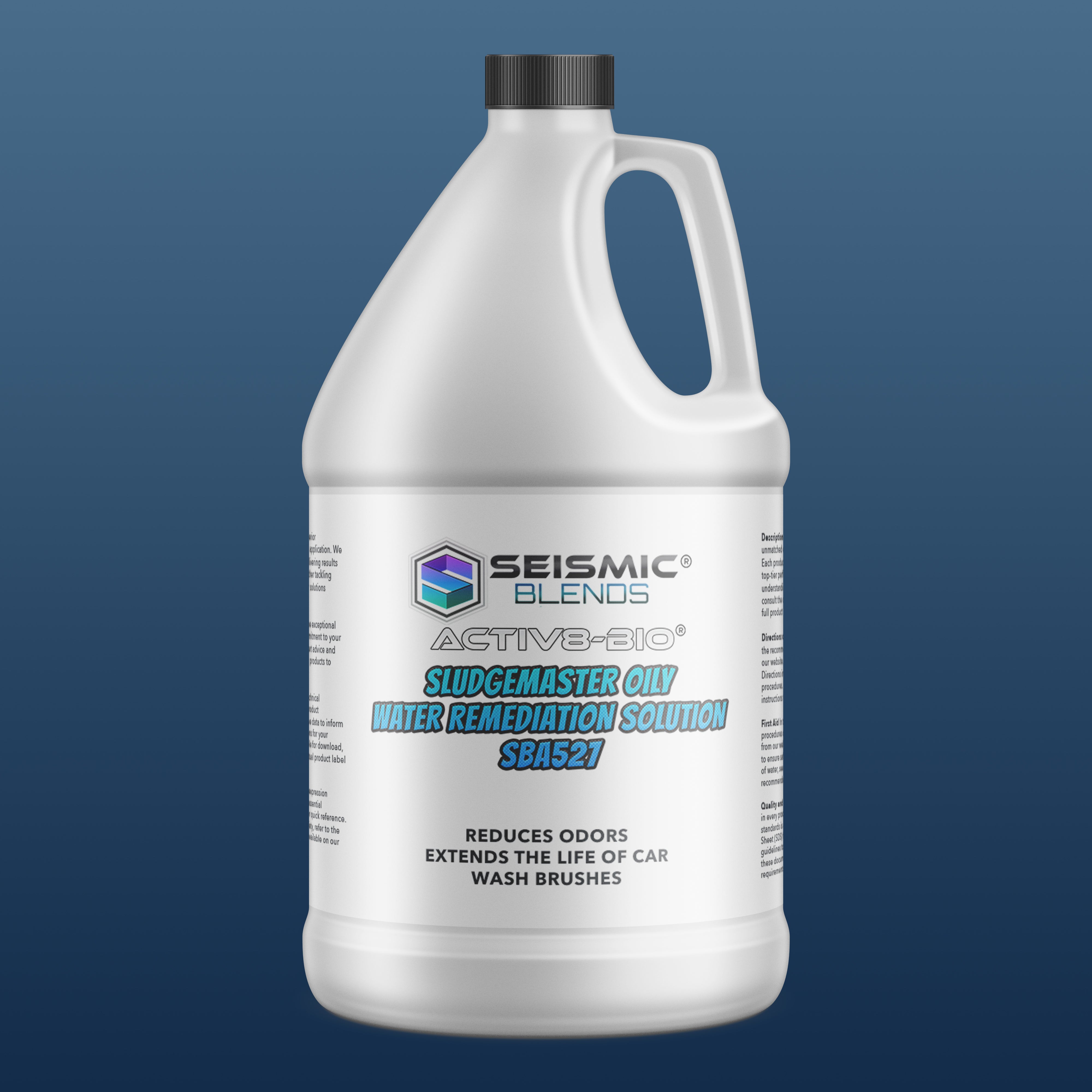 Activ8 Bio Sludgemaster Oily Water Remediation Solution (SBA527) - Heavy-Duty Bio Solution for Oil-Contaminated Water
