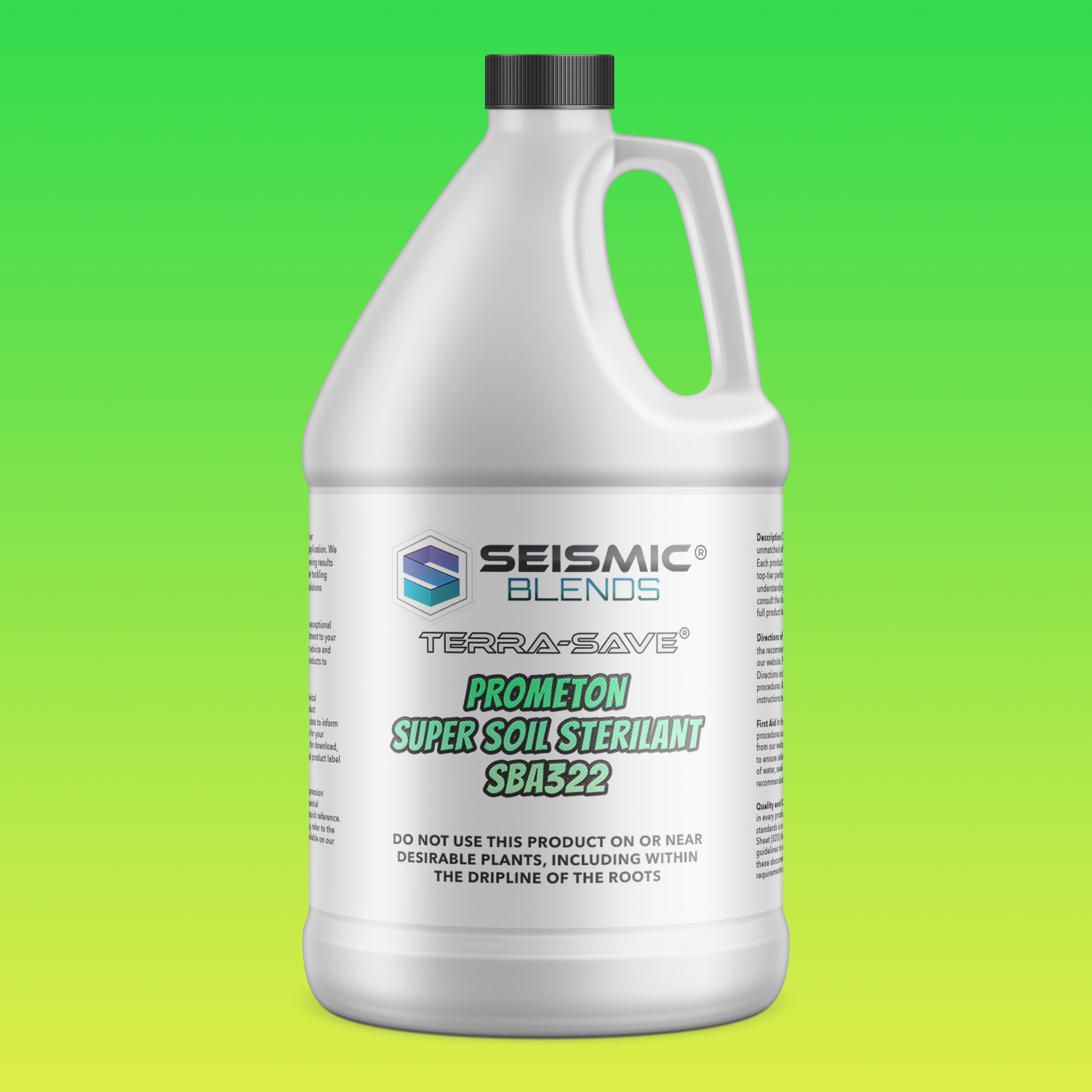 Terra Save Prometon Super Soil Sterilant (SBA322) - Sterilant That Prevents Weeds From Regrowing In Soil