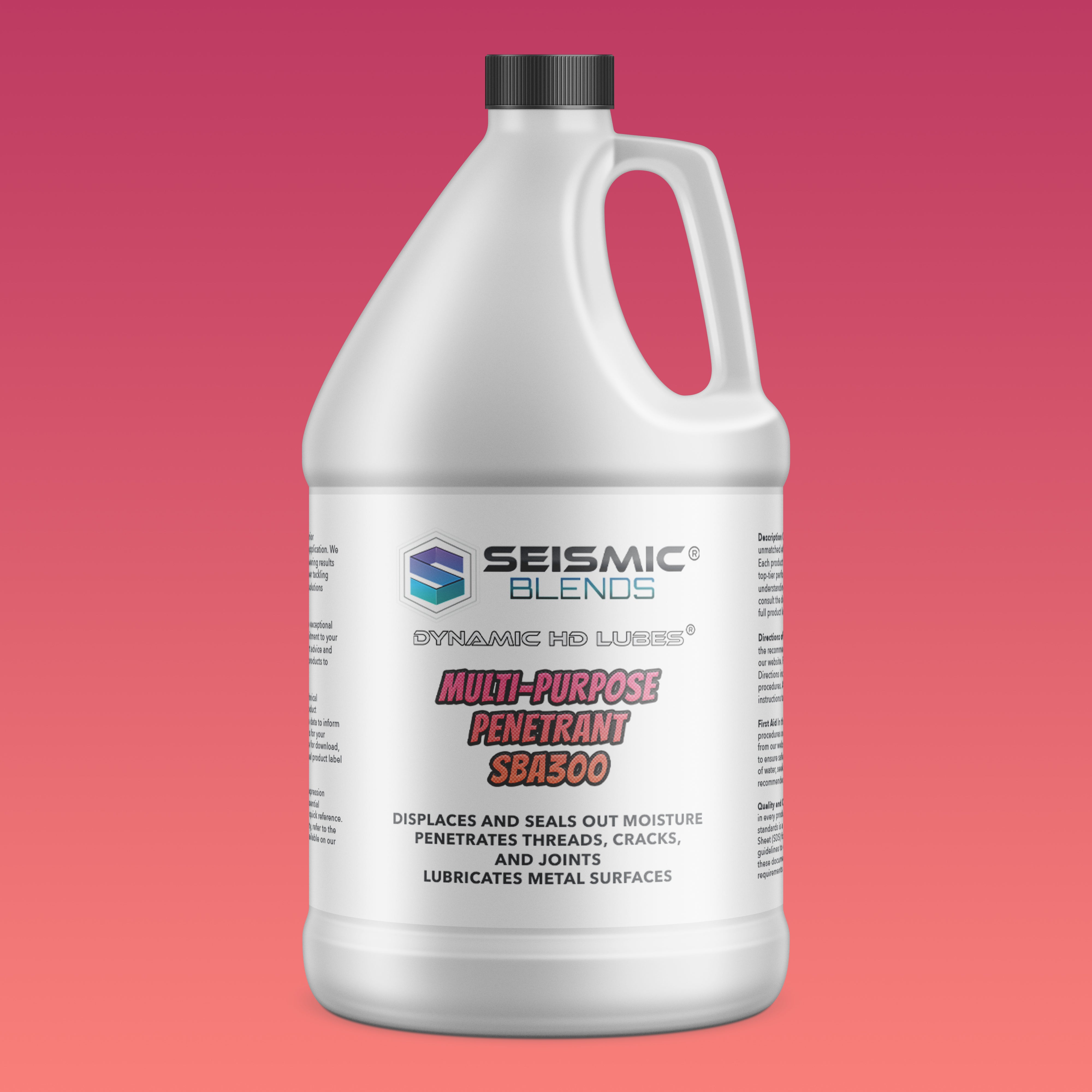 Dynamic HD Lubes Multi-Purpose Penetrant (SBA300) - Penetrant Spray for Stuck and Rusted Mechanisms