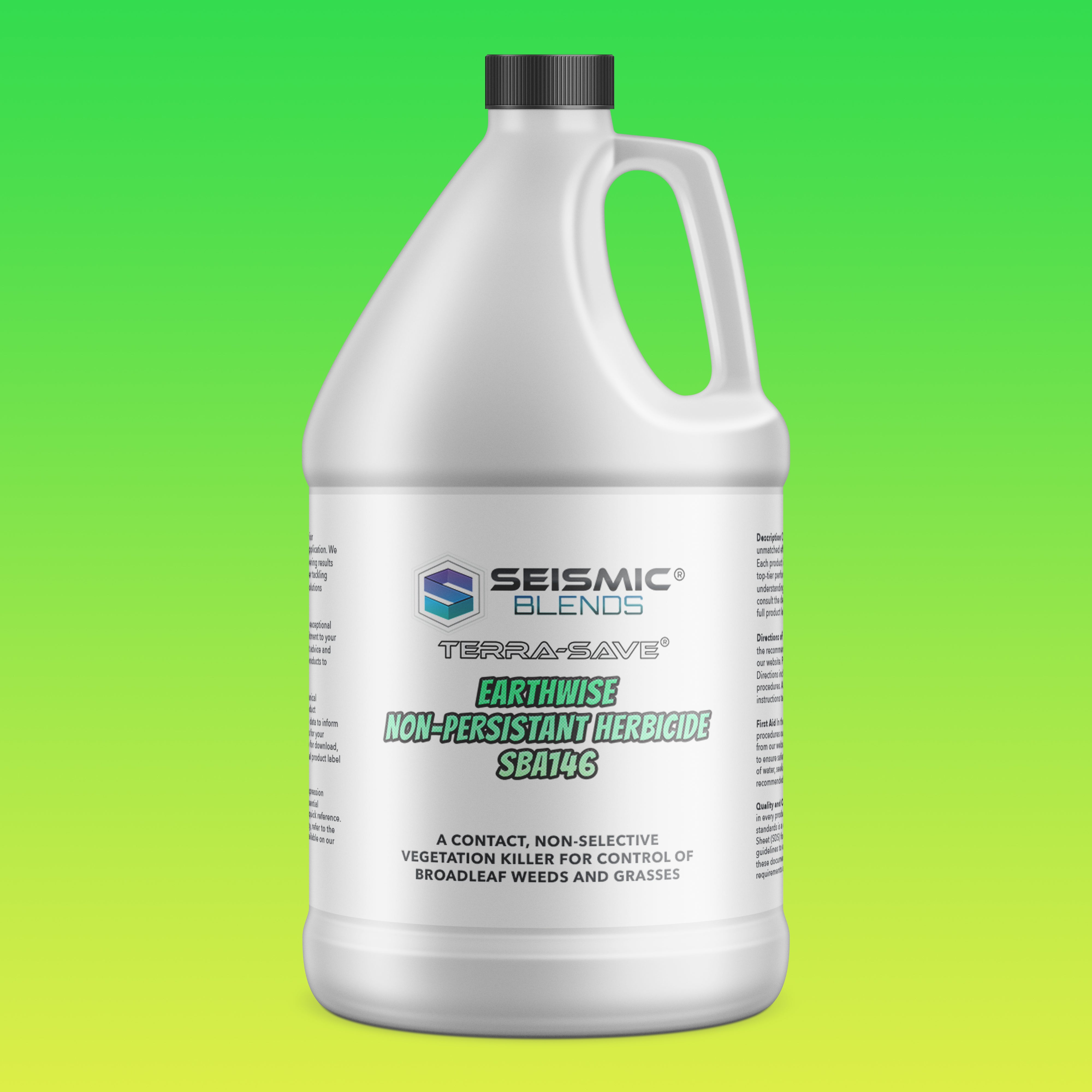 Terra Save Earthwise Non-Persistent Herbicide (SBA146) - Herbicide That Breaks Down Quickly And Leaves No Trace