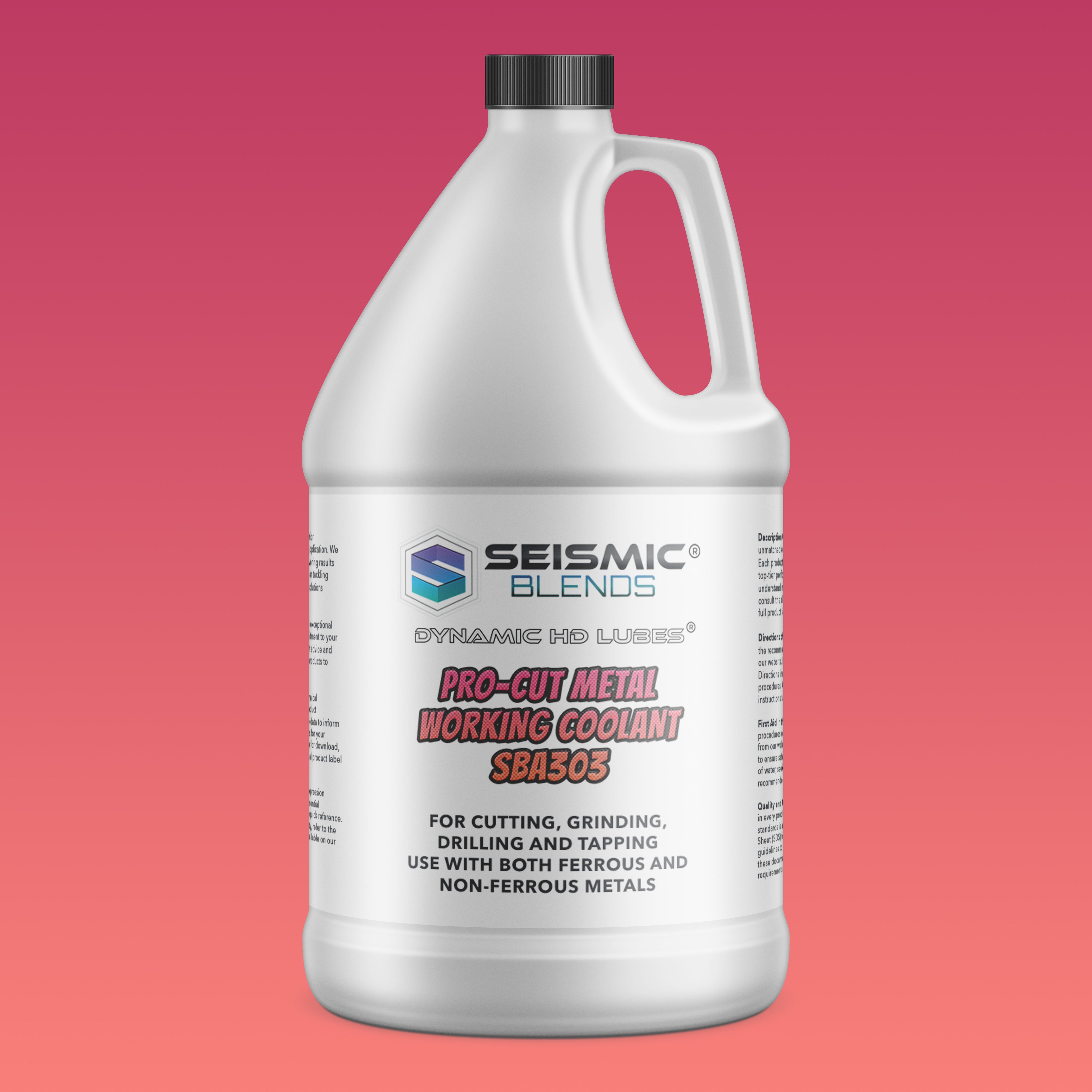 Dynamic HD Lubes Pro-Cut Metal Working Coolant (SBA303) - Coolant Solution for High-Speed Metal Cutting