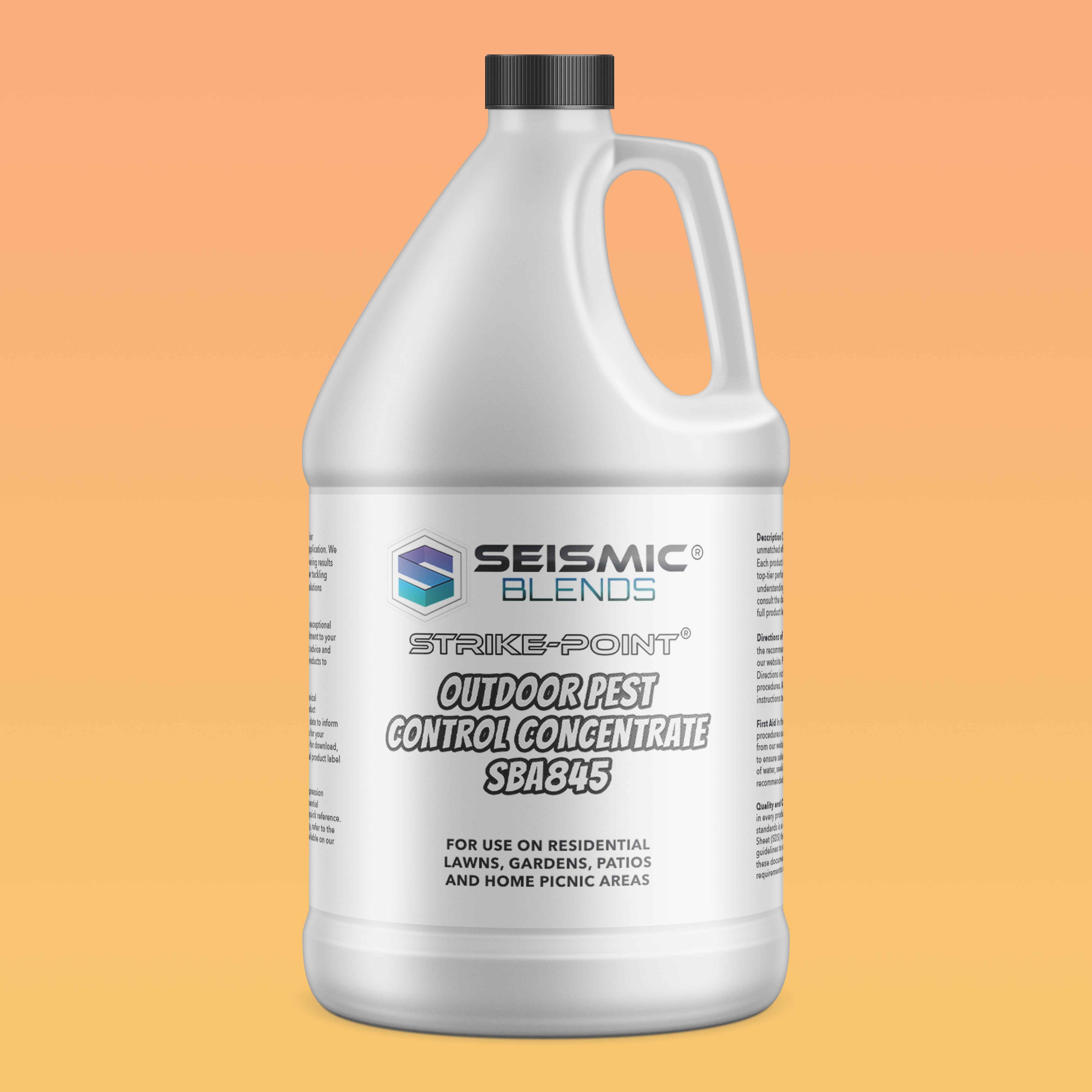 Strike-Point Outdoor Pest Control Concentrate (SBA845) - Concentrated Outdoor Defense Against Multiple Pests