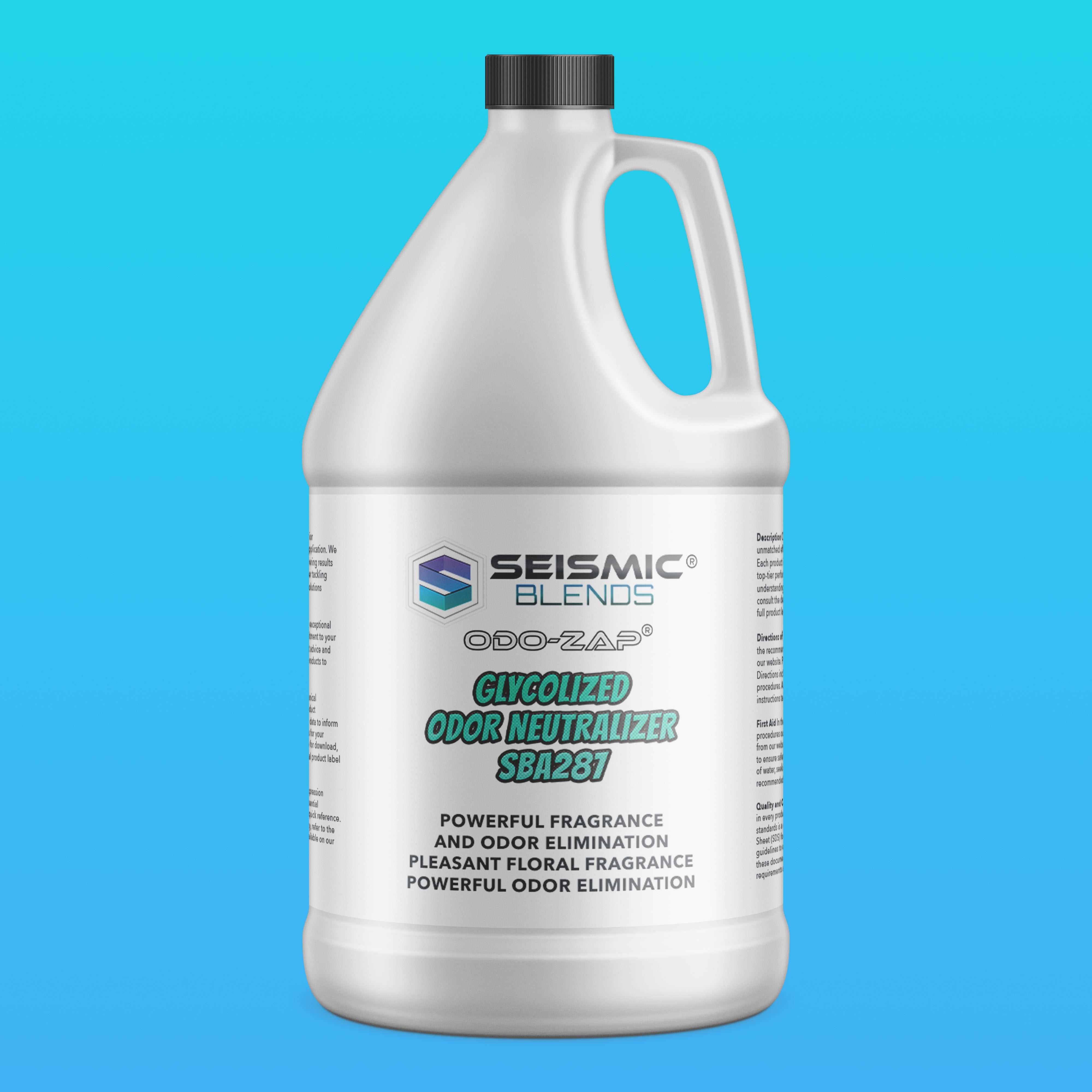 Odo-Zap Glycolized Odor Neutralizer (SBA287) - Commercial Grade Odor Neutralizer With Glycol Technology