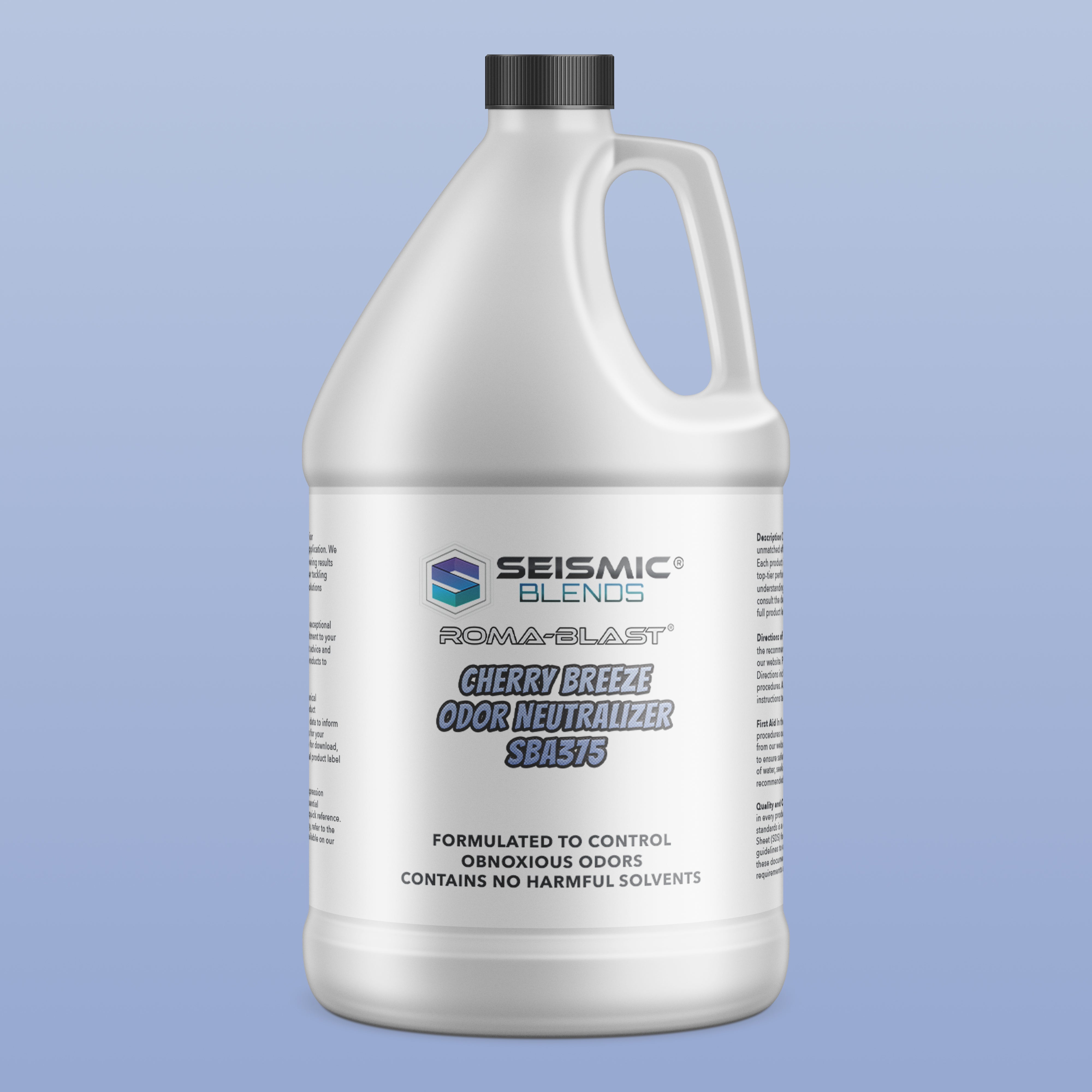 Roma Blast Lemon Zest Odor Control (SBA371) - Zesty Lemon Formula That Freshens And Controls Unwanted Odors