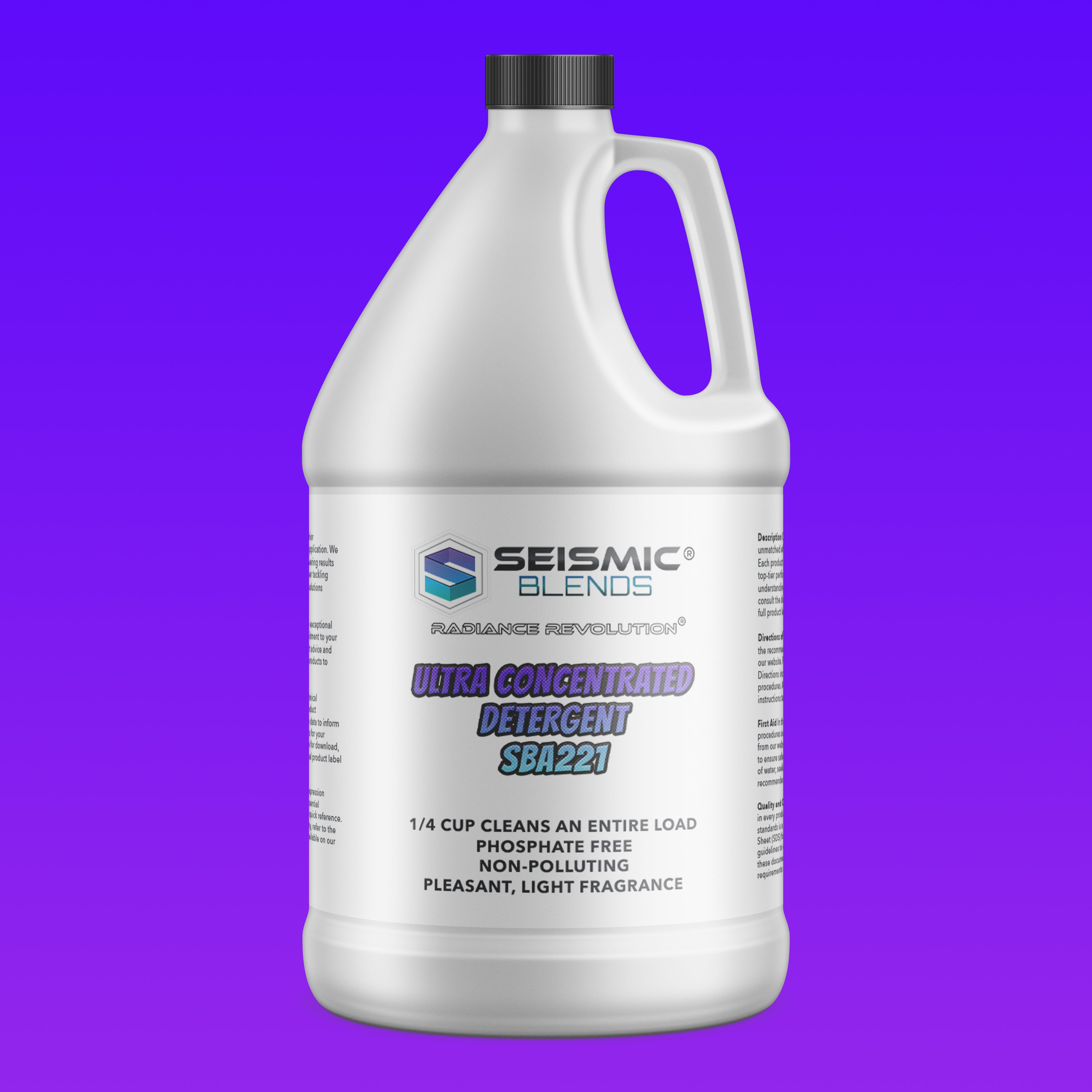 Radiance Revolution Ultra Concentrated Detergent (SBA221) - Ultra Concentrated Detergent Designed For Maximum Cleaning Power