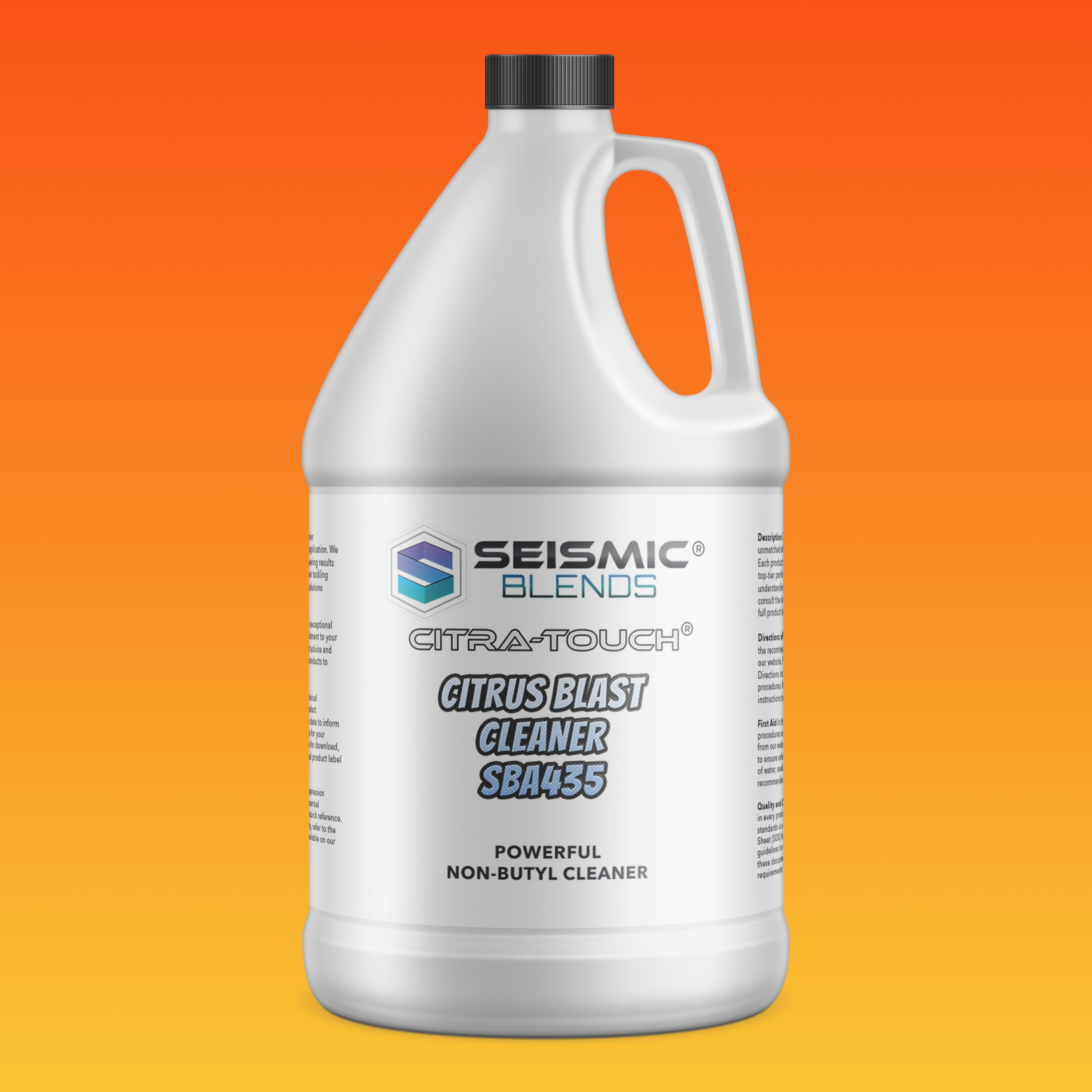 Citra Touch Citrus Blast Cleaner (SBA435) - Citrus-Powered Degreaser and Cleaner for General Use