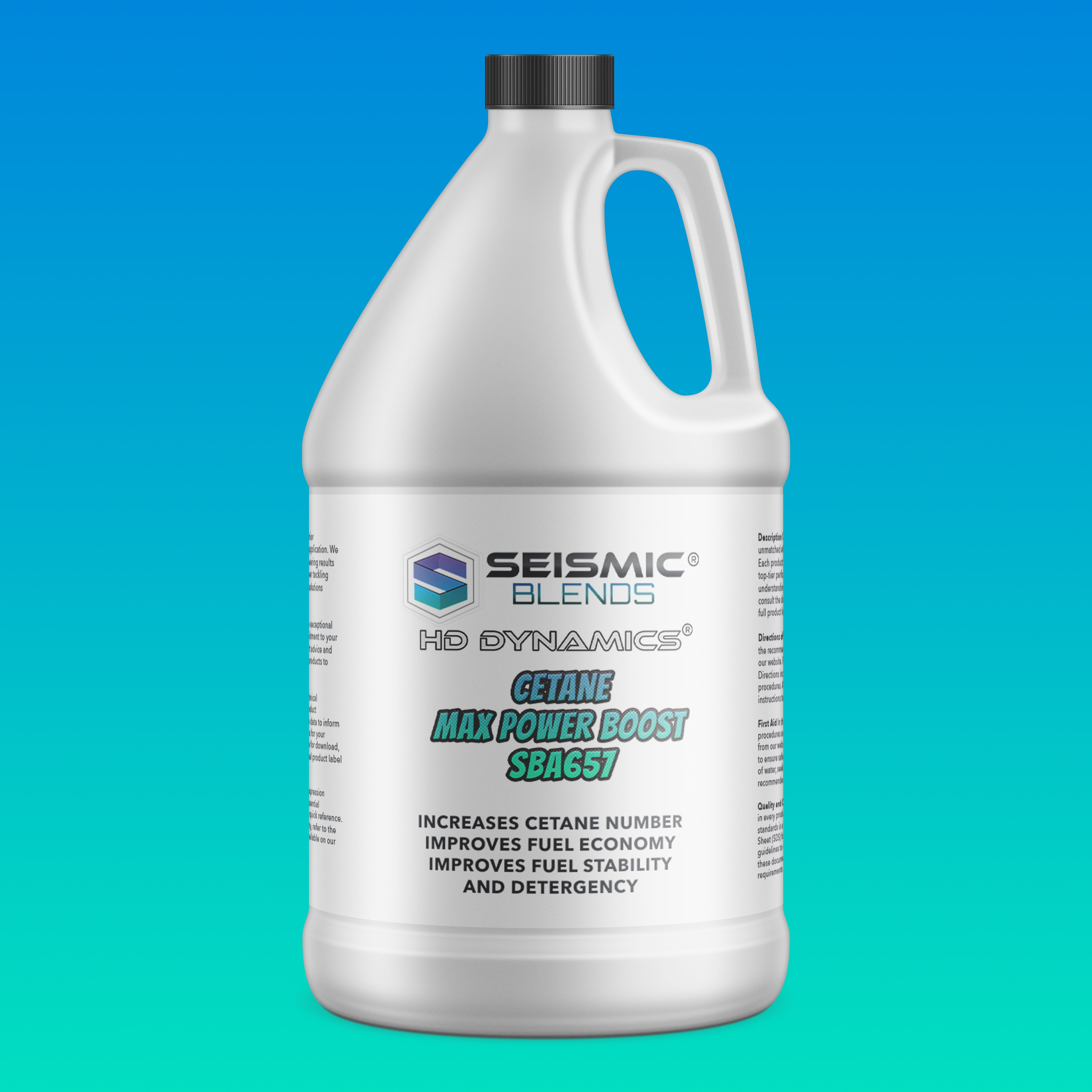 HD Dynamics Cetane Max Power Boost (SBA657) - Improves Diesel Ignition Timing For Smoother, More Powerful Drives