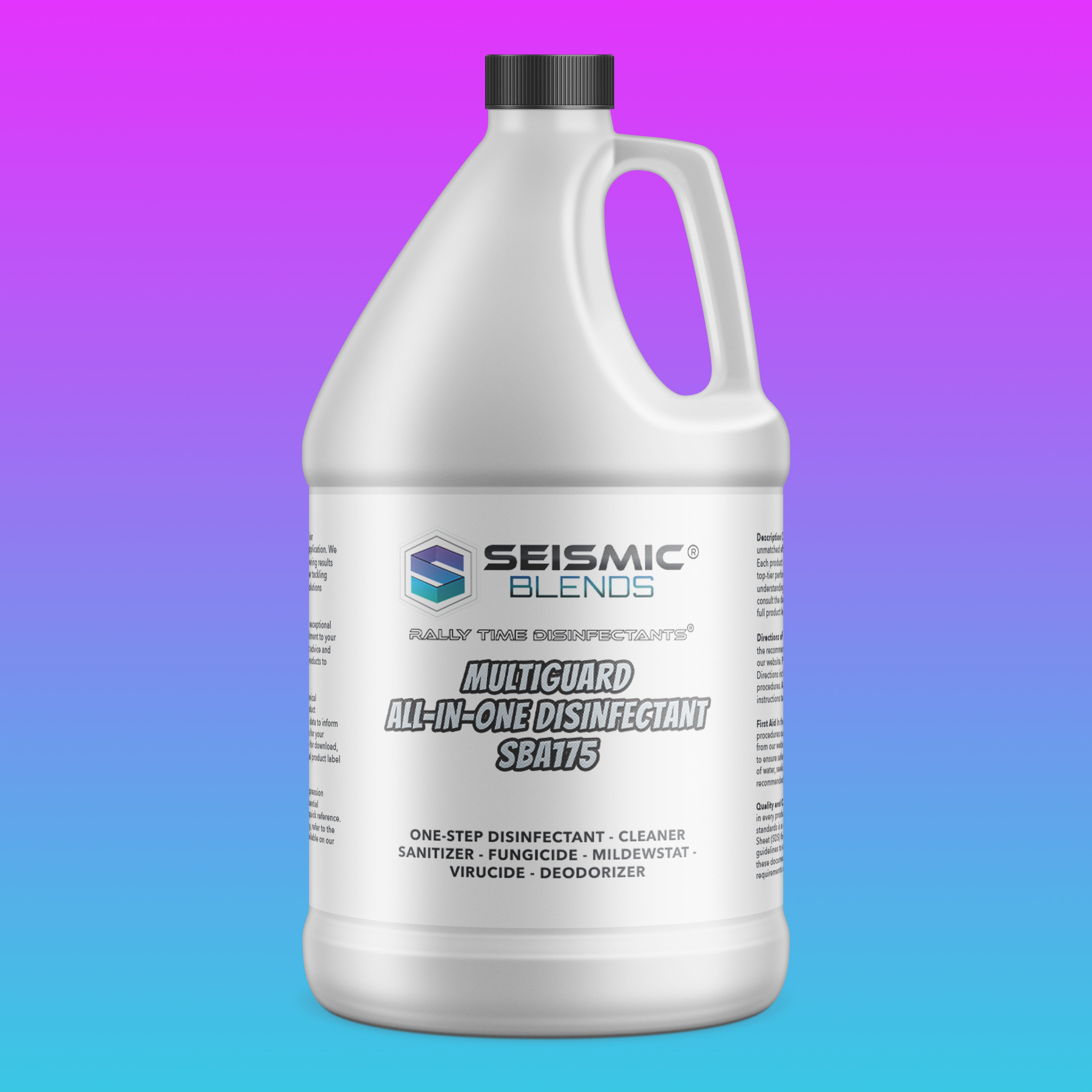 Rally Time MultiGuard All-in-One Disinfectant (SBA175) - All-In-One Disinfectant That Cleans And Kills Viruses Fast