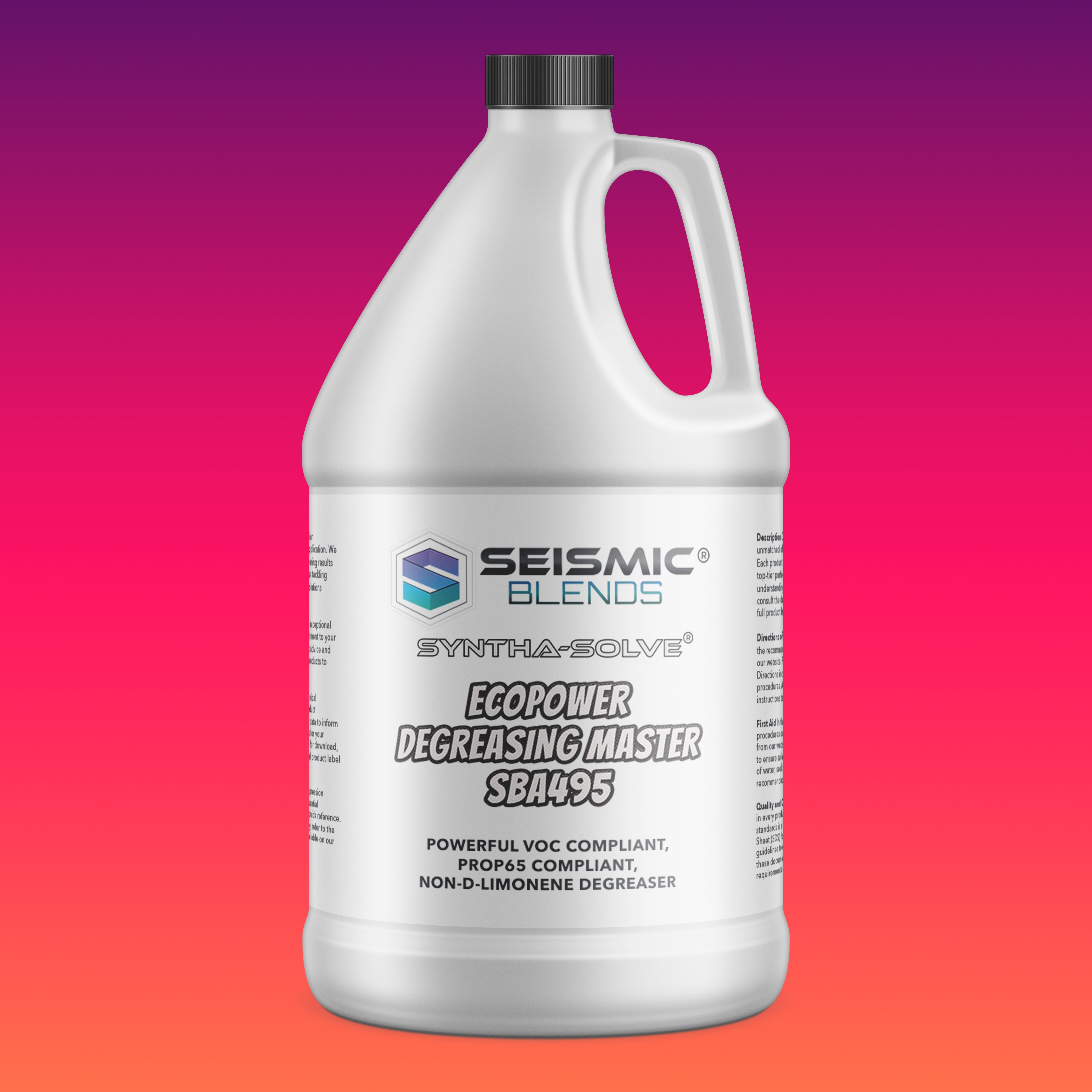 Syntha Solve EcoPower Degreasing Master (SBA495) - Master Blend For Tackling Industrial Grease And Grime