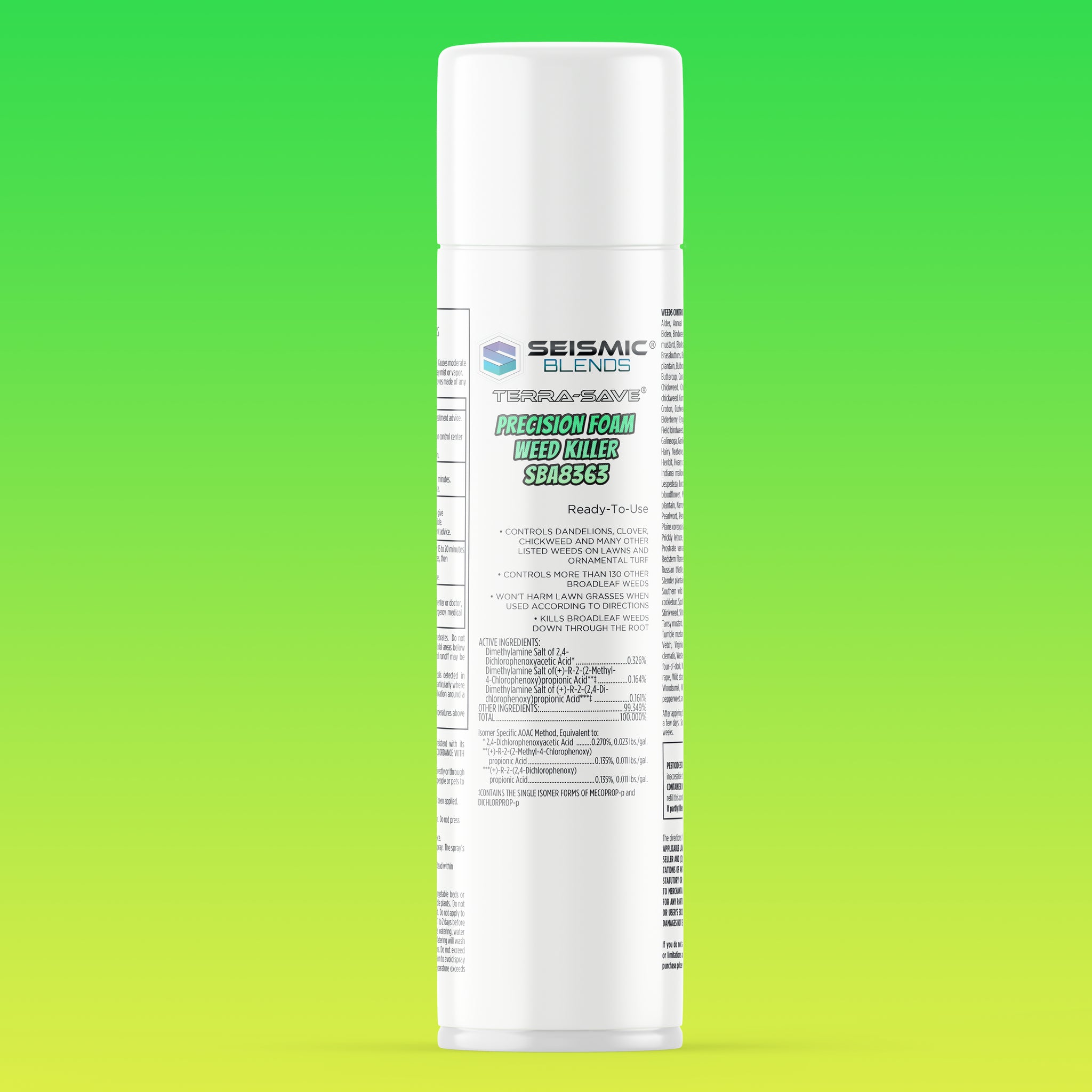 Terra Save Precision Foam Weed Killer (SBA8363) - Precision Foam That Sticks And Kills Weeds Effectively